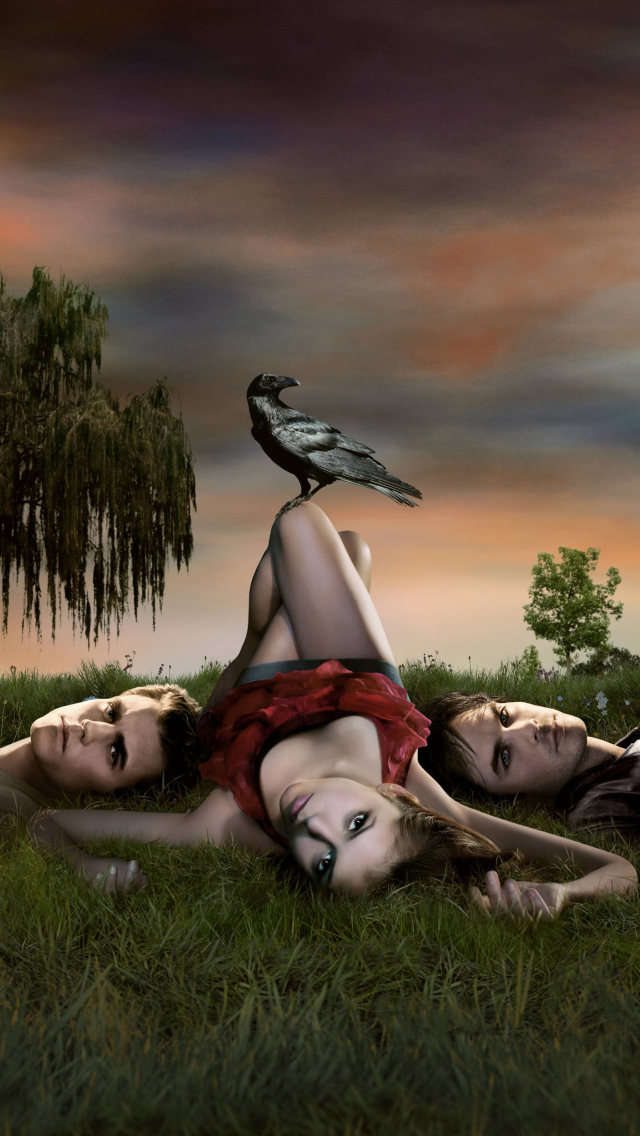 Download mobile wallpaper Crow, Tv Show, The Vampire Diaries for free.