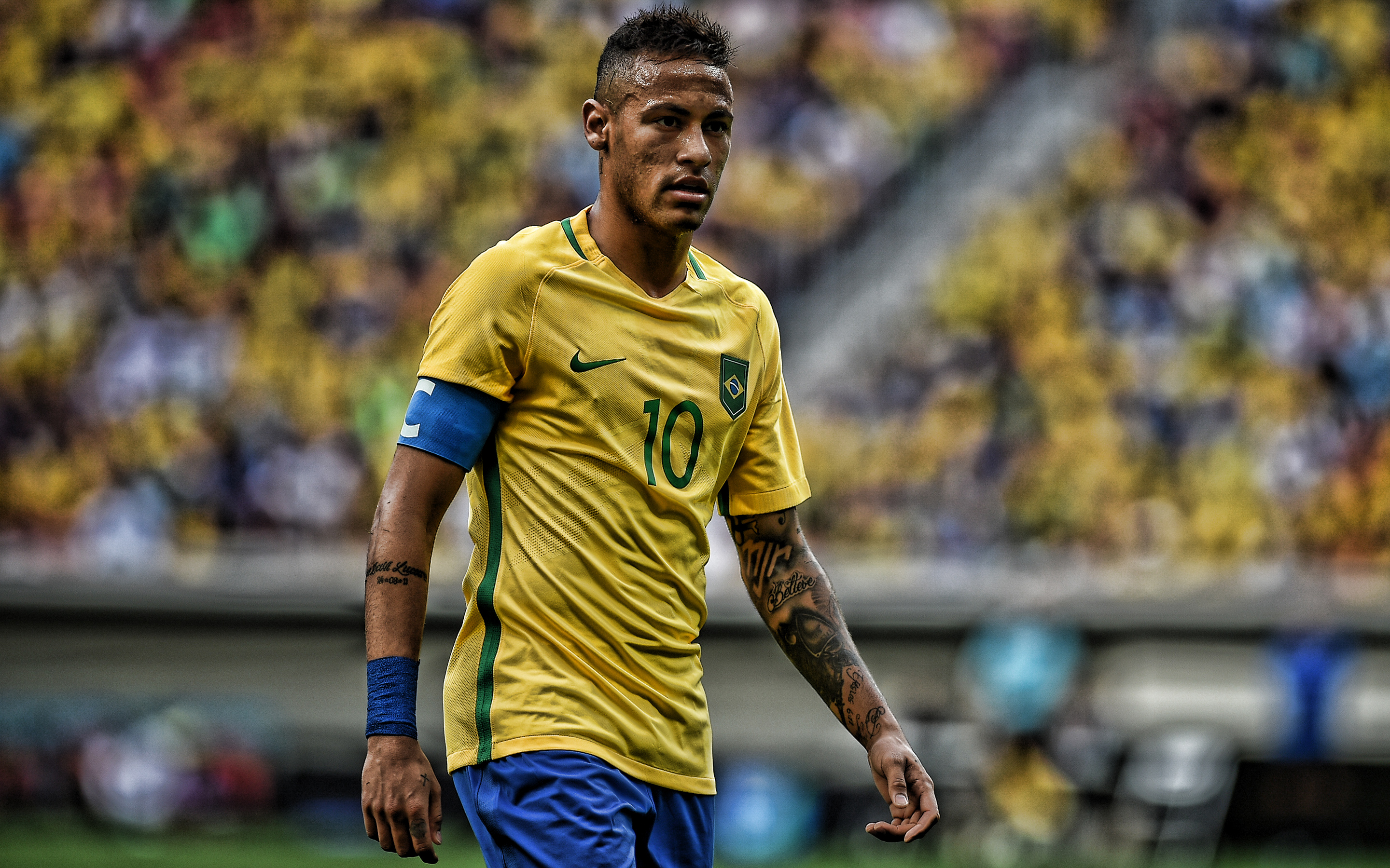 Handy-Wallpaper Sport, Fußball, Neymar, Brasilianische Fußballnationalmannschaft kostenlos herunterladen.