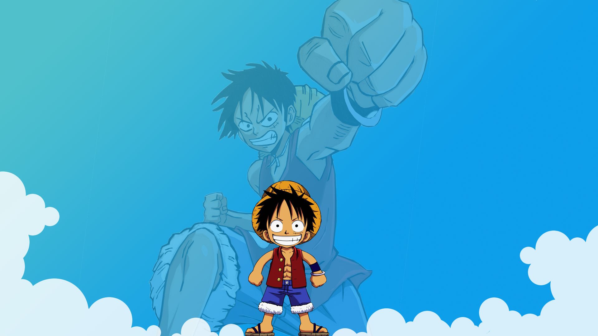 Handy-Wallpaper Affe D Luffy, One Piece, Animes kostenlos herunterladen.