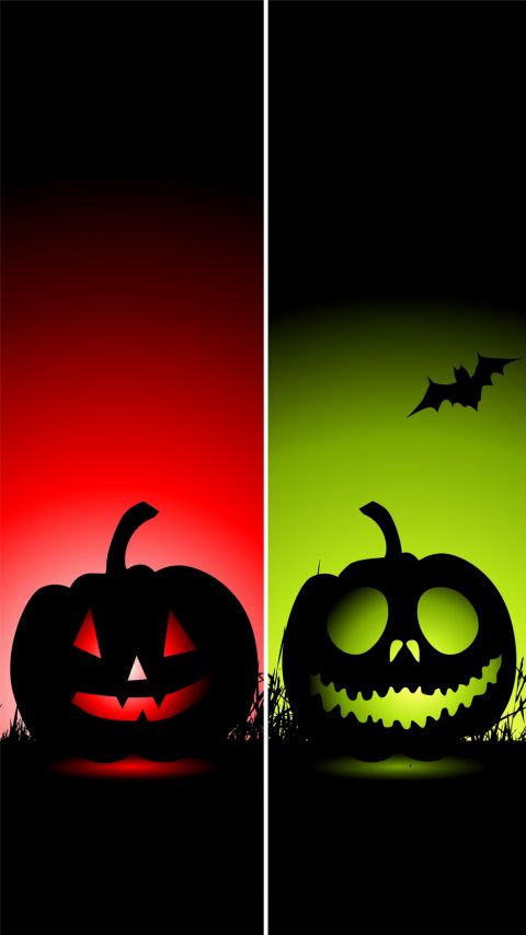 Download mobile wallpaper Halloween, Pumpkin, Holiday, Colors, Jack O' Lantern for free.