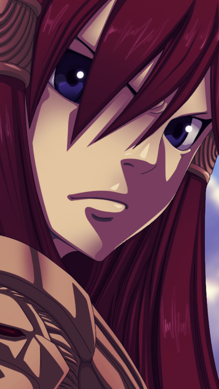 Descarga gratuita de fondo de pantalla para móvil de Fairy Tail, Animado, Erza Scarlet.