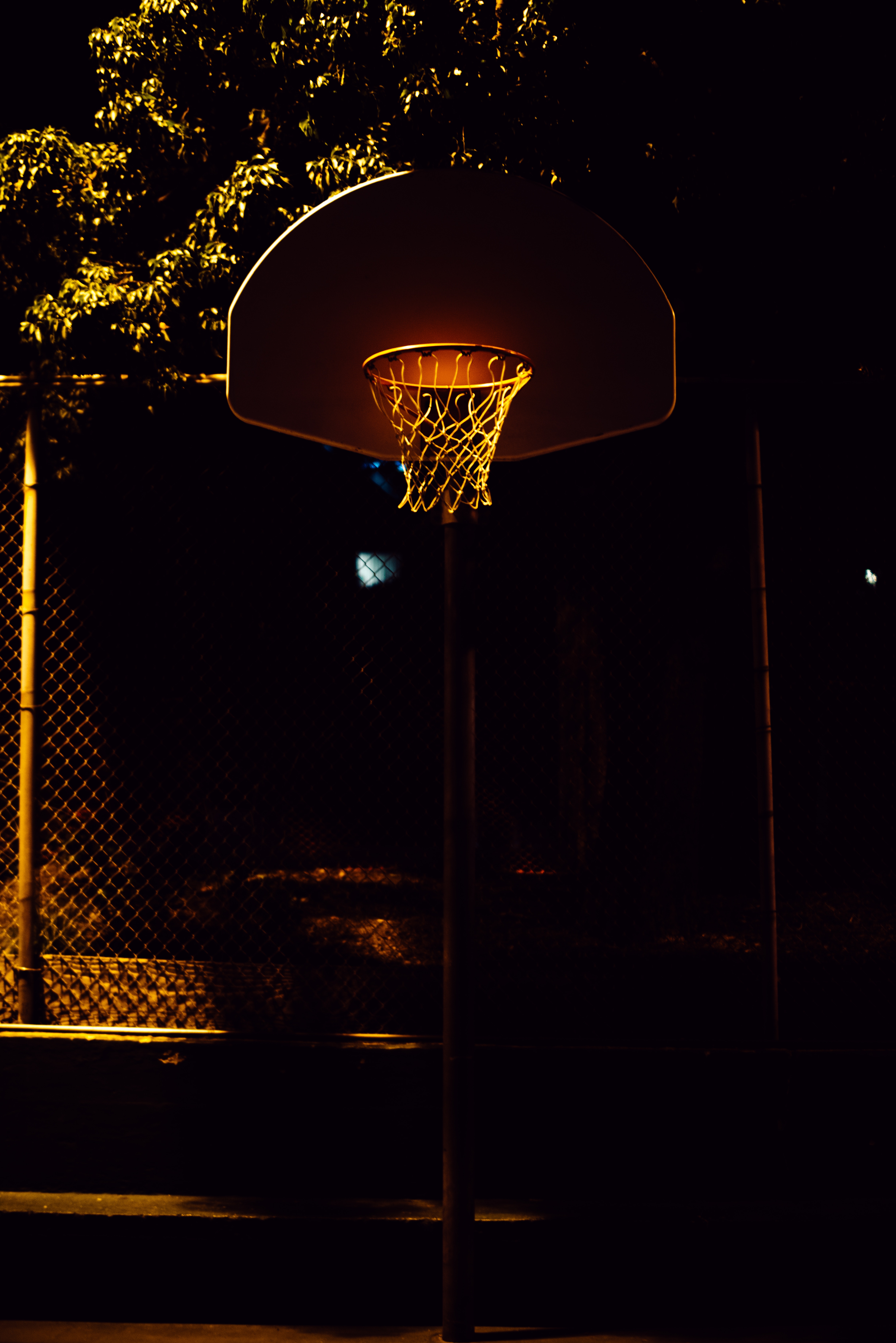 basketball, basketball net, basketball grid, basketball hoop, basketball ring, sports, night, shadows lock screen backgrounds