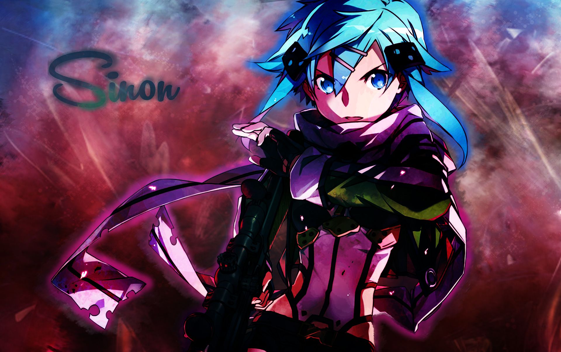 Handy-Wallpaper Schwertkunst Online Ii, Sinon (Schwertkunst Online), Sword Art Online, Animes kostenlos herunterladen.