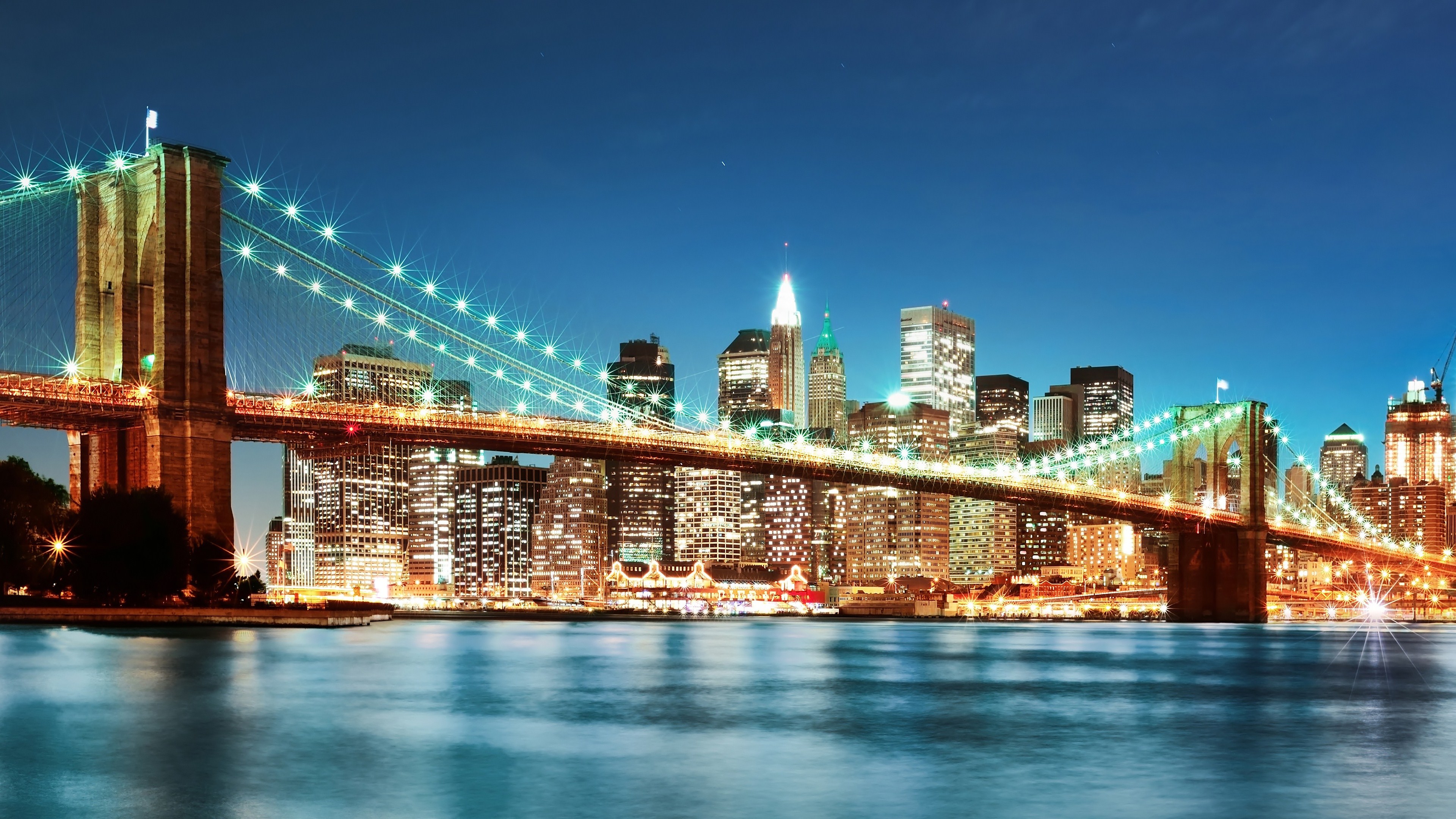 320067 скачать картинку сделано человеком, бруклинский мост, манхэттен, нью йорк, мосты - обои и заставки бесплатно