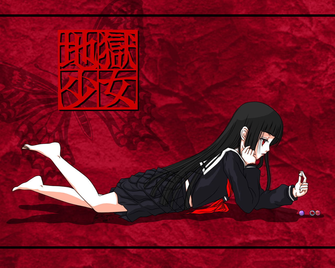 Download mobile wallpaper Anime, Jigoku Shōjo for free.