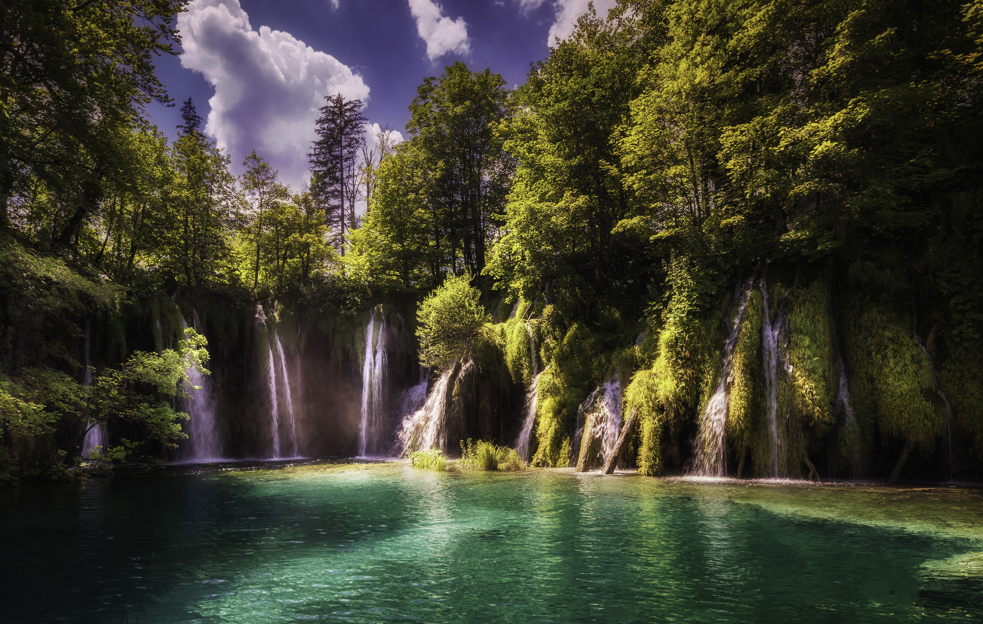 Free download wallpaper Nature, Waterfalls, Waterfall, Earth, Croatia on your PC desktop