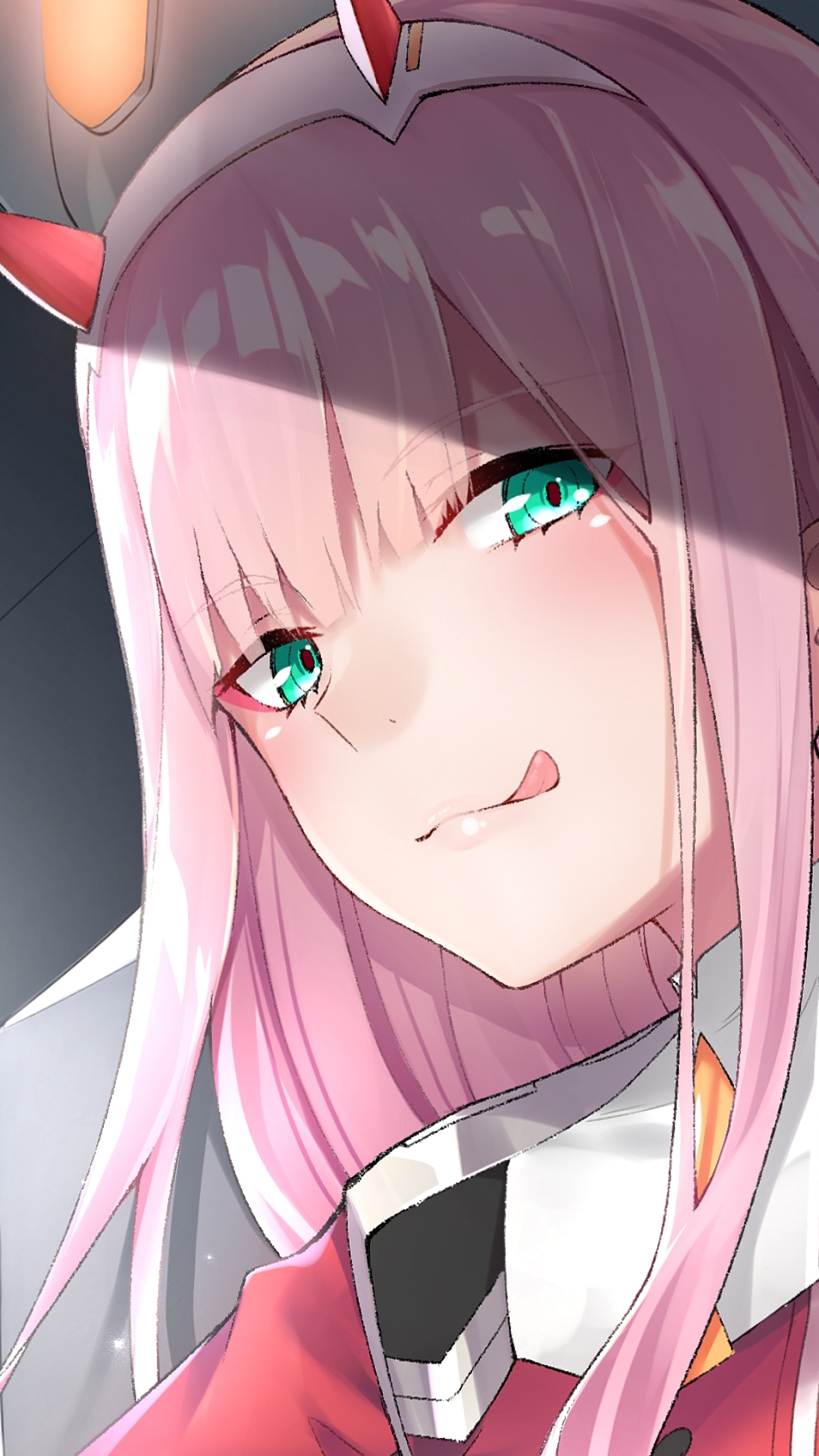 Handy-Wallpaper Pinkes Haar, Animes, Darling In The Franxx, Zero Two (Liebling Im Franxx) kostenlos herunterladen.