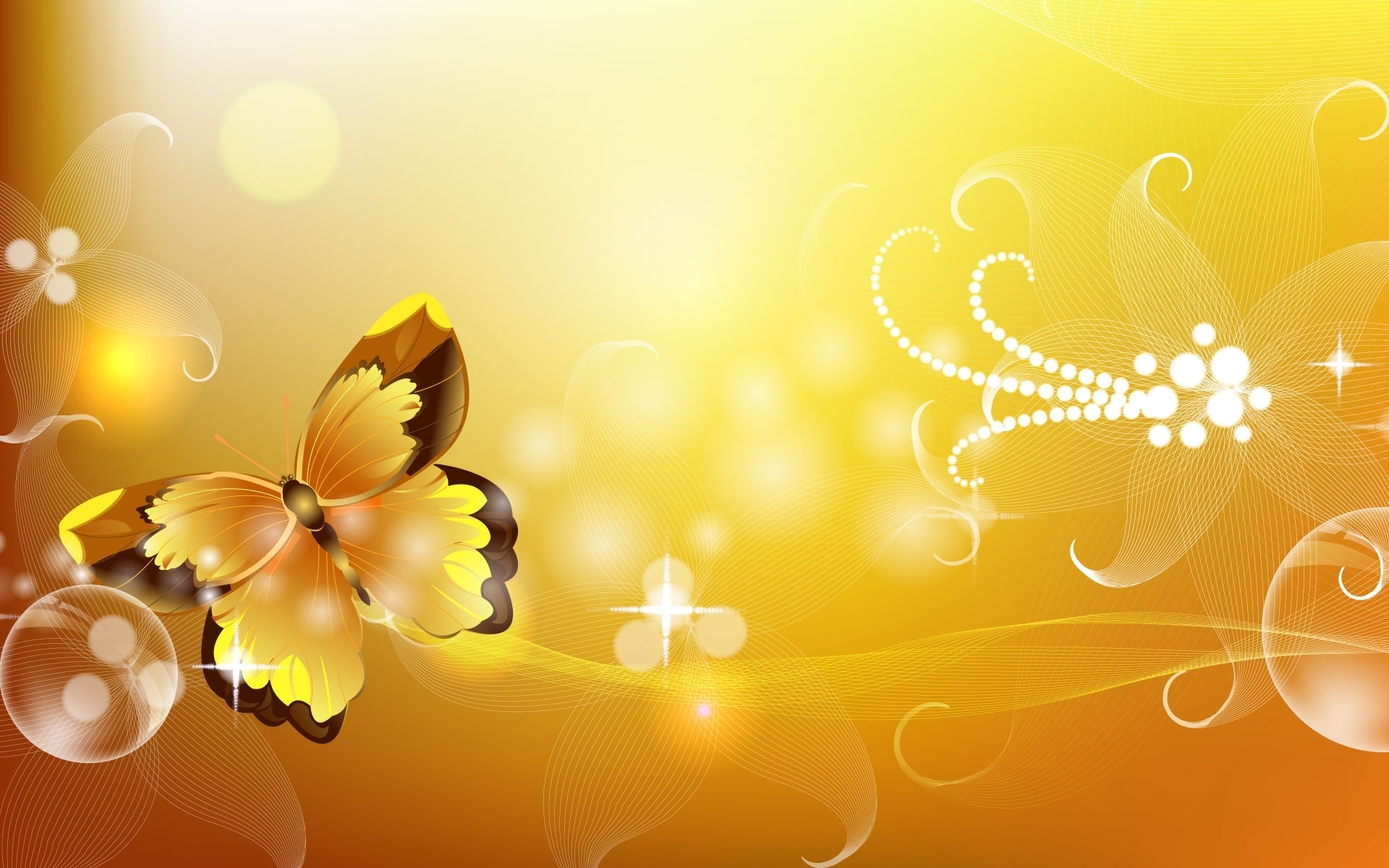 29433 descargar imagen mariposas, fondo, amarillo: fondos de pantalla y protectores de pantalla gratis
