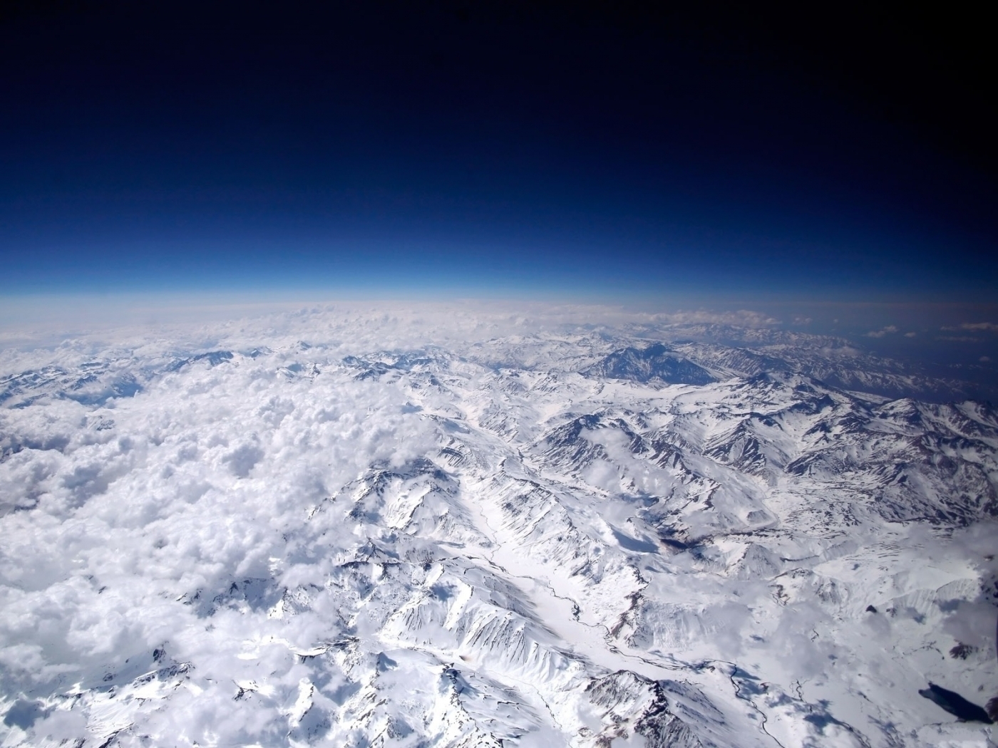 PCデスクトップに山脈, 雲, 雪, 風景, スカイ画像を無料でダウンロード