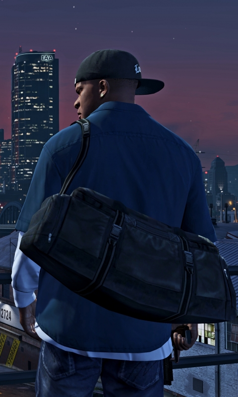Descarga gratuita de fondo de pantalla para móvil de Franklin Clinton, Grand Theft Auto V, Grand Theft Auto, Videojuego.