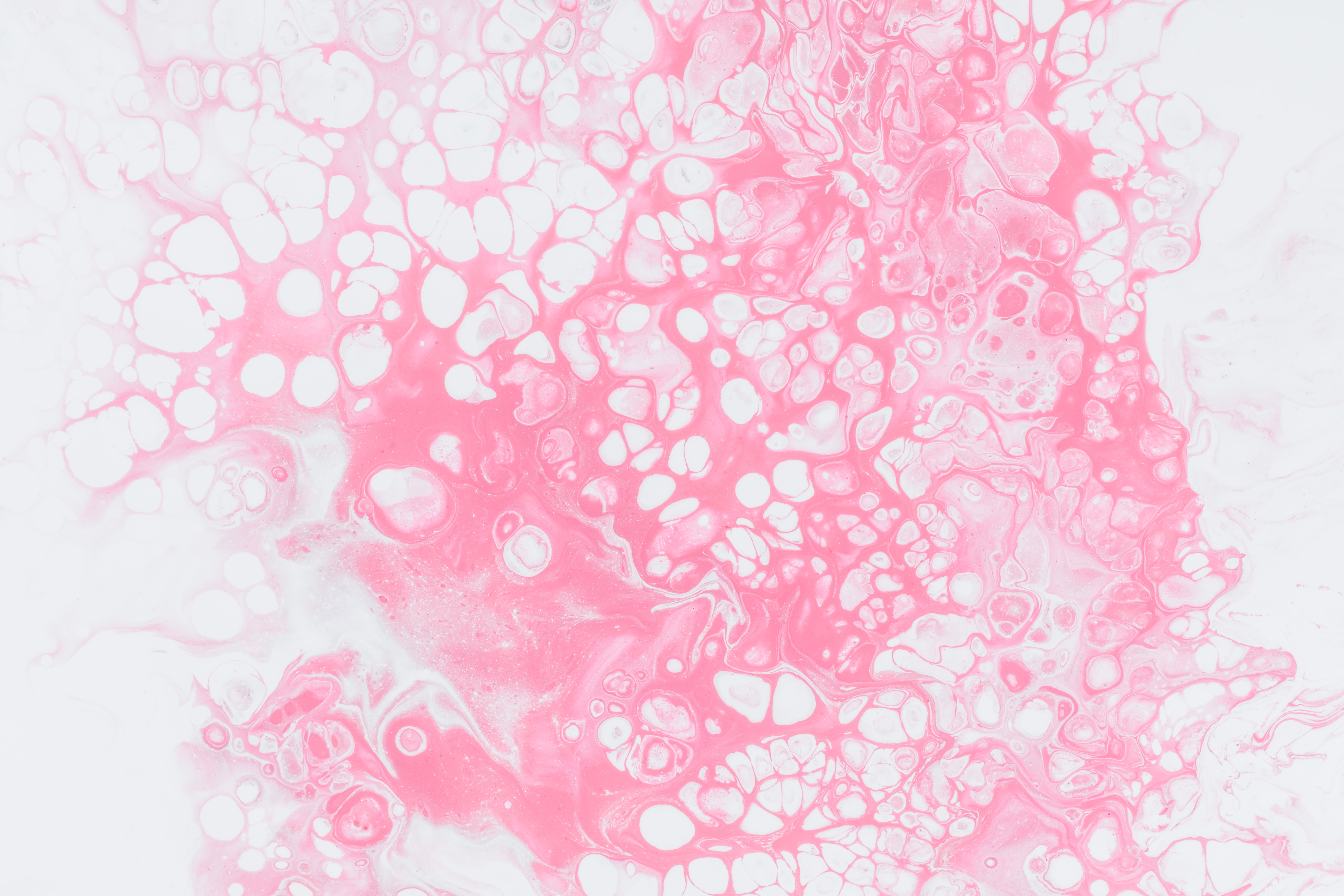 Download mobile wallpaper Pink, Stains, Divorces, Spots, Paint, Abstract, Fluid Art for free.