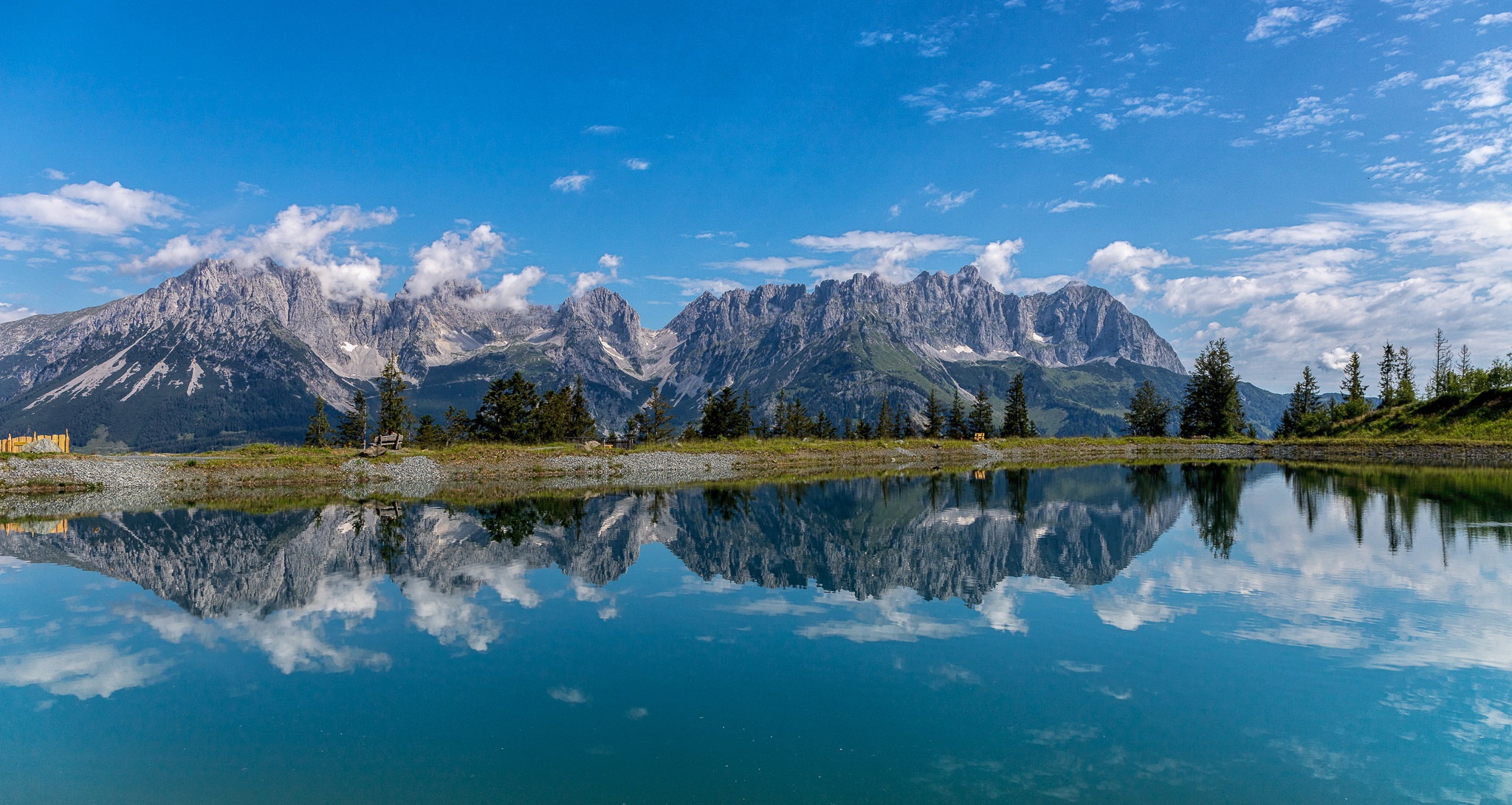 Laden Sie das Seen, See, Österreich, Gebirge, Erde/natur, Spiegelung-Bild kostenlos auf Ihren PC-Desktop herunter