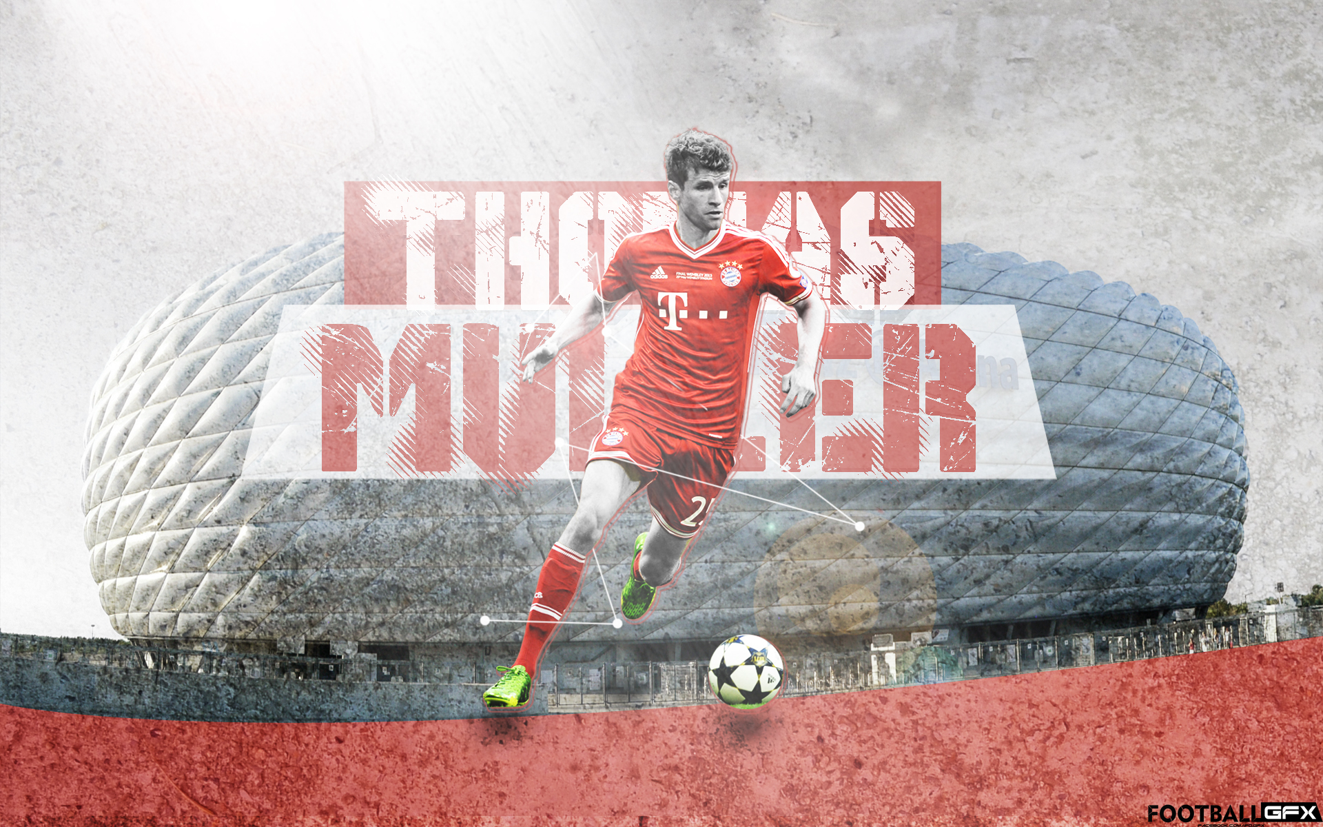 Free download wallpaper Sports, German, Soccer, Fc Bayern Munich, Thomas Müller on your PC desktop