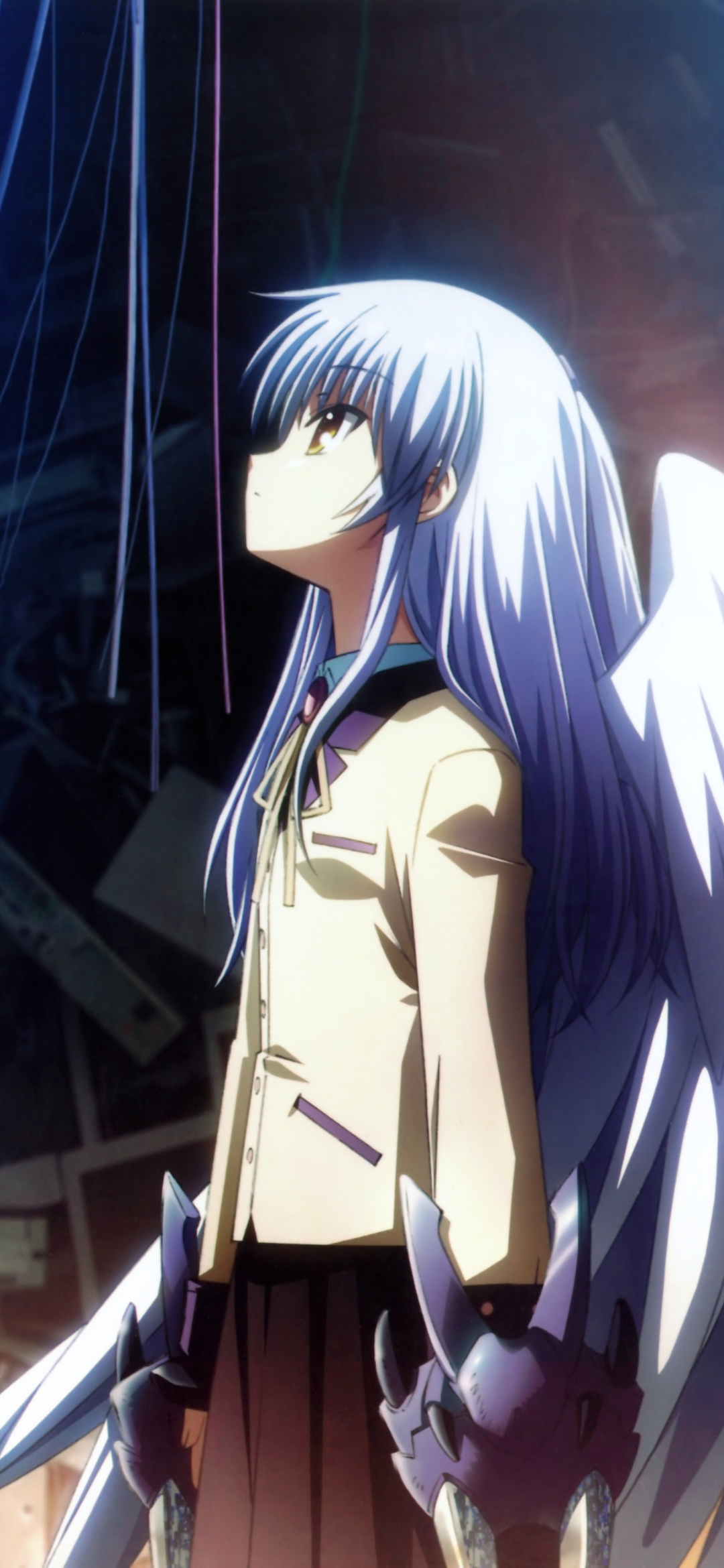 Handy-Wallpaper Animes, Angel Beats!, Kanade Tachibana kostenlos herunterladen.