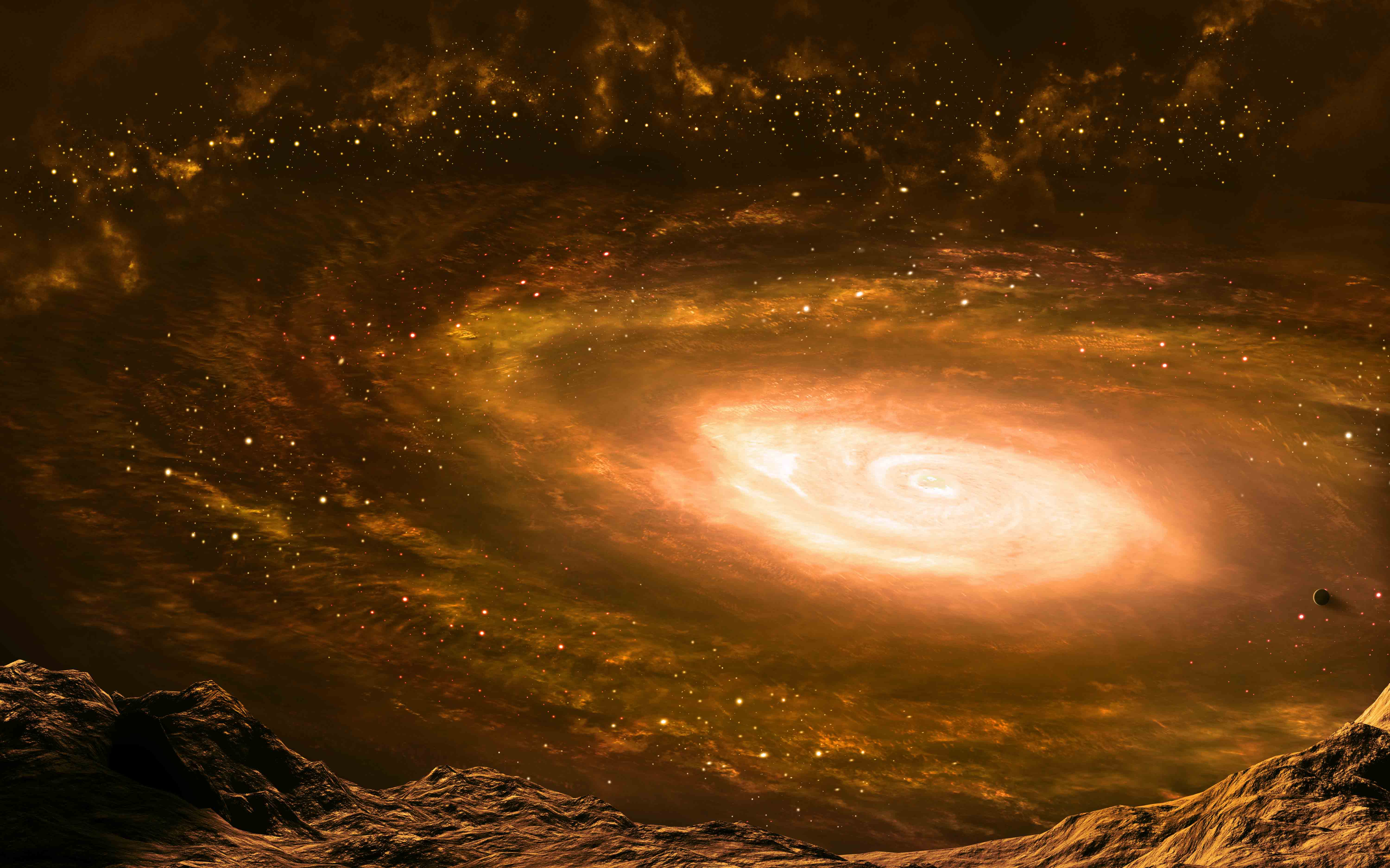 Baixe gratuitamente a imagem Galáxia, Espaço, Planeta, Ficção Científica na área de trabalho do seu PC