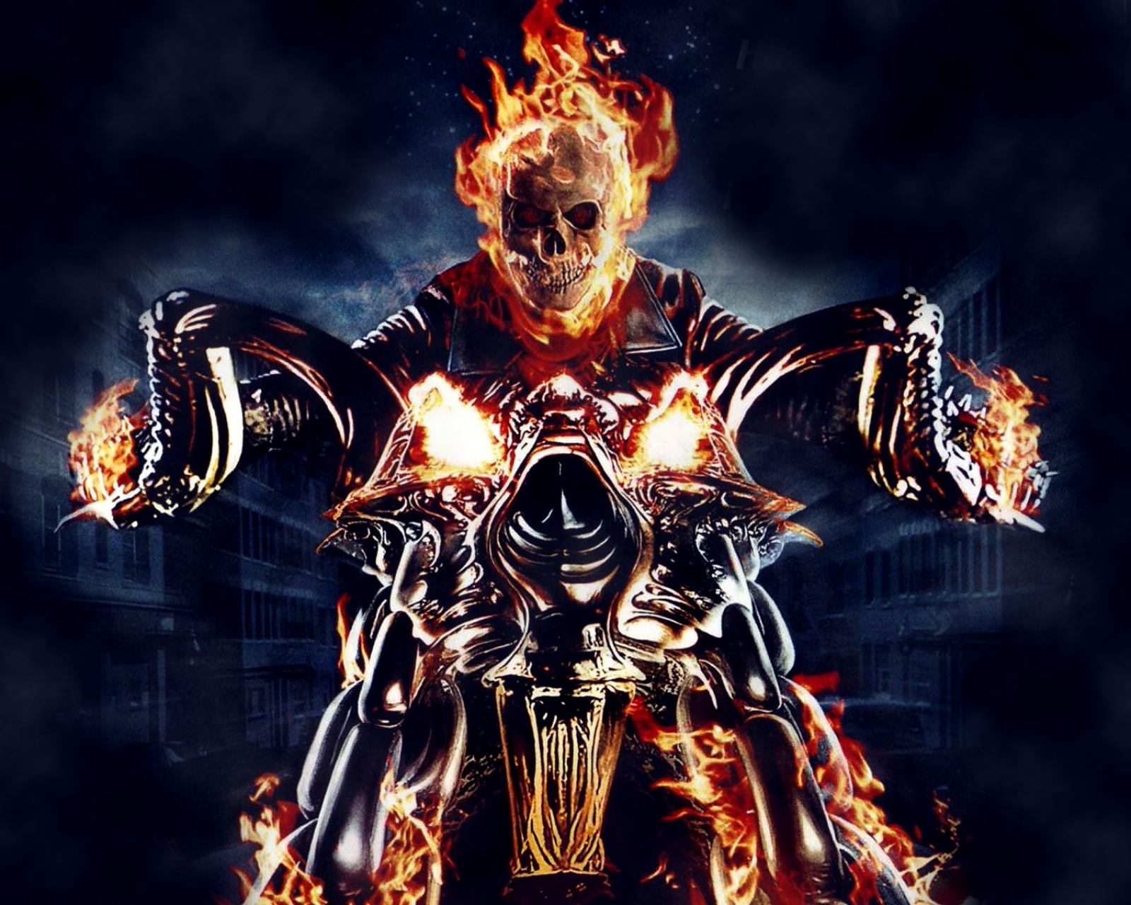 Descarga gratis la imagen Películas, Ghost Rider: El Motorista Fantasma en el escritorio de tu PC