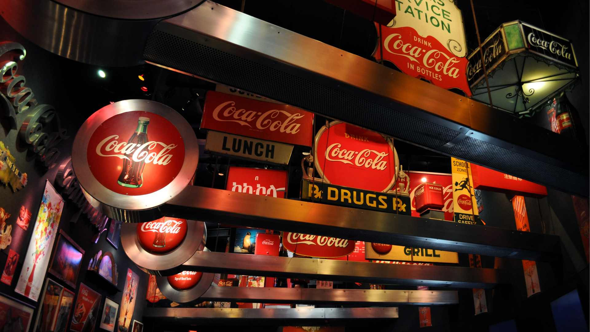 Завантажити шпалери безкоштовно Кока Кола, Знак, Продукти картинка на робочий стіл ПК