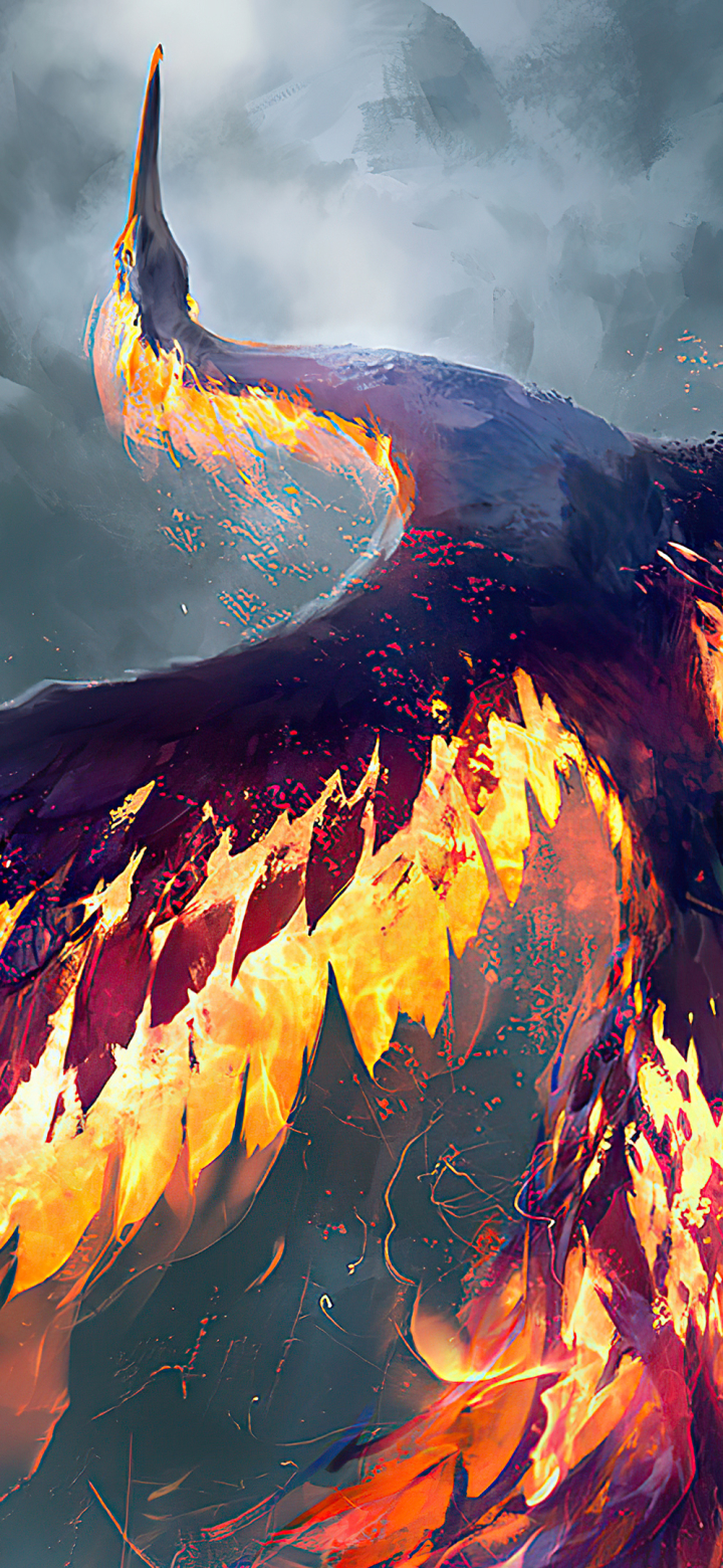 Download mobile wallpaper Fantasy, Bird, Phoenix, Fantasy Animals for free.