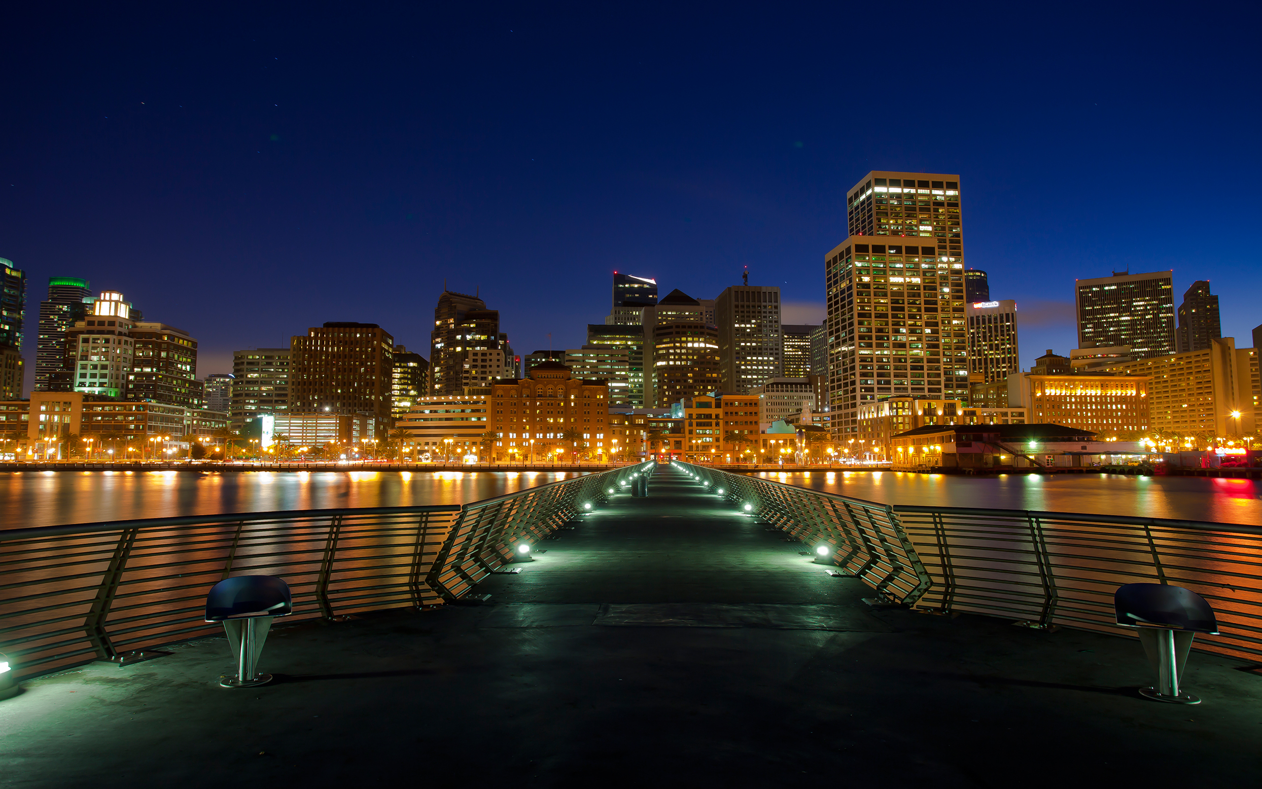 Free download wallpaper Cities, Pier, San Francisco, Man Made on your PC desktop