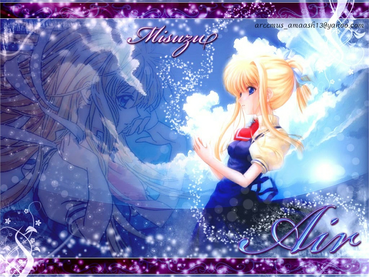 Free download wallpaper Misuzu Kamio, Air, Anime on your PC desktop