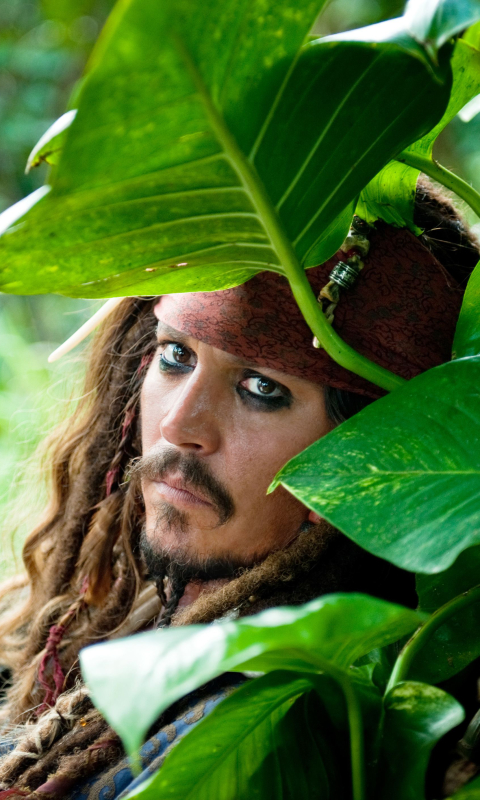 Скачати мобільні шпалери Пірати Карибського Моря, Джонні Депп, Фільм, Пірат, Джек Горобець, Пірати Карибського Моря: На Дивних Берегах безкоштовно.