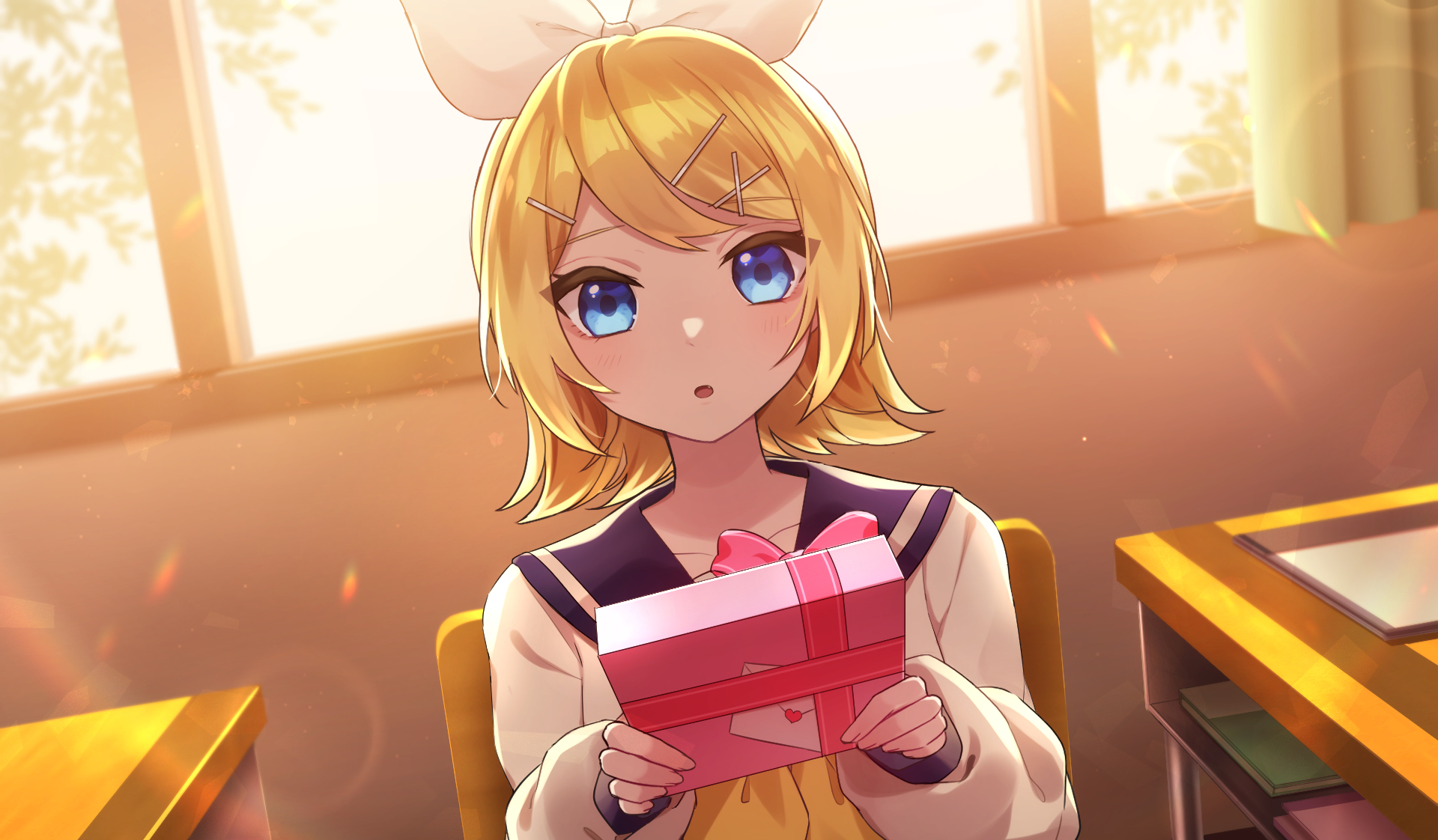 Free download wallpaper Anime, Vocaloid, Rin Kagamine on your PC desktop
