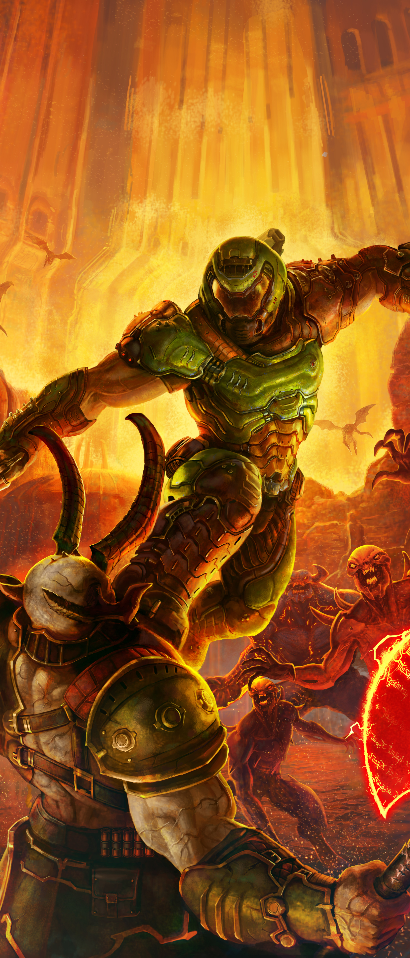 Baixe gratuitamente a imagem Ruína, Videogame, Doom Eternal na área de trabalho do seu PC