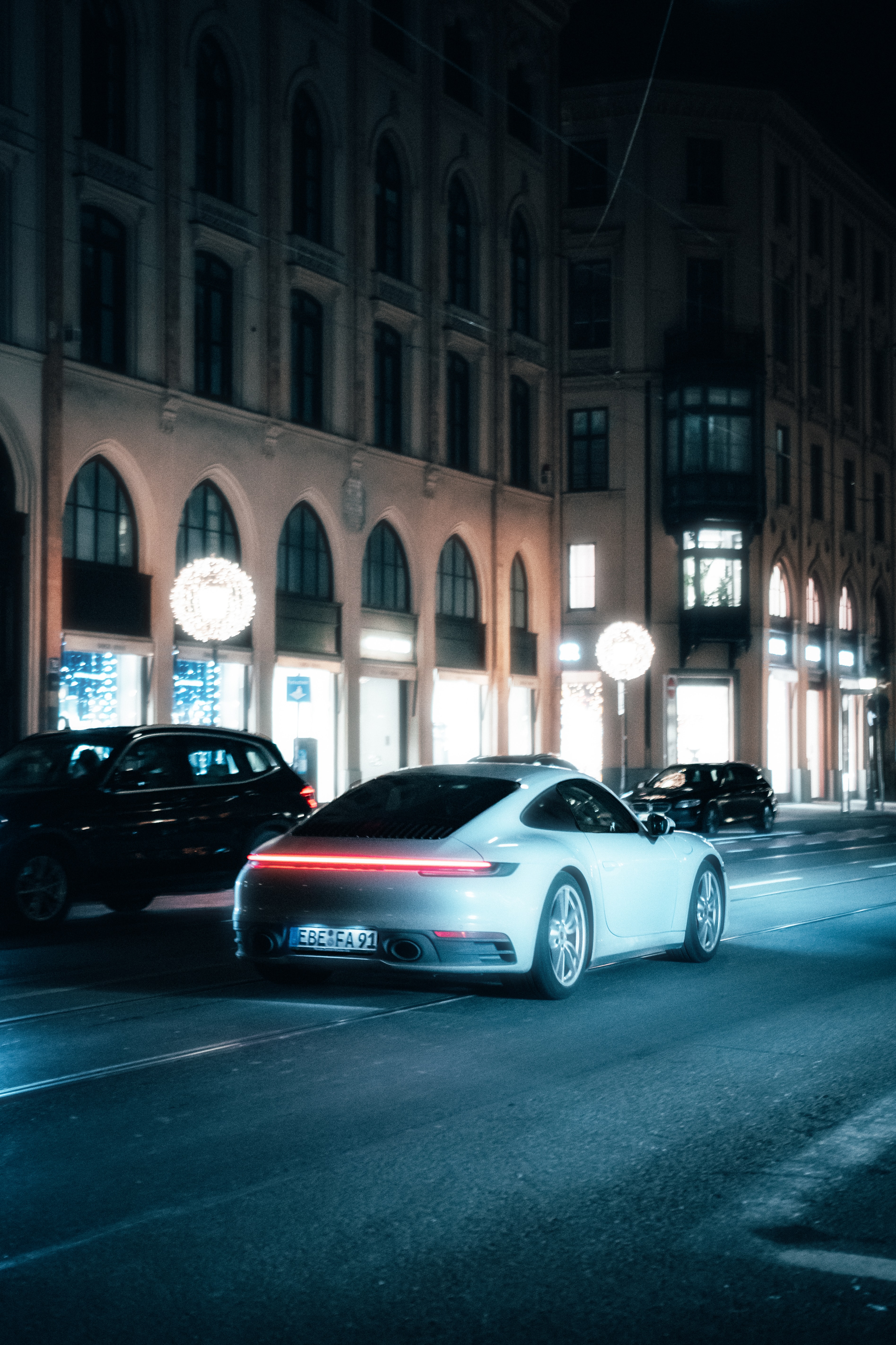 Download mobile wallpaper Car, Street, Night, Cars, City for free.