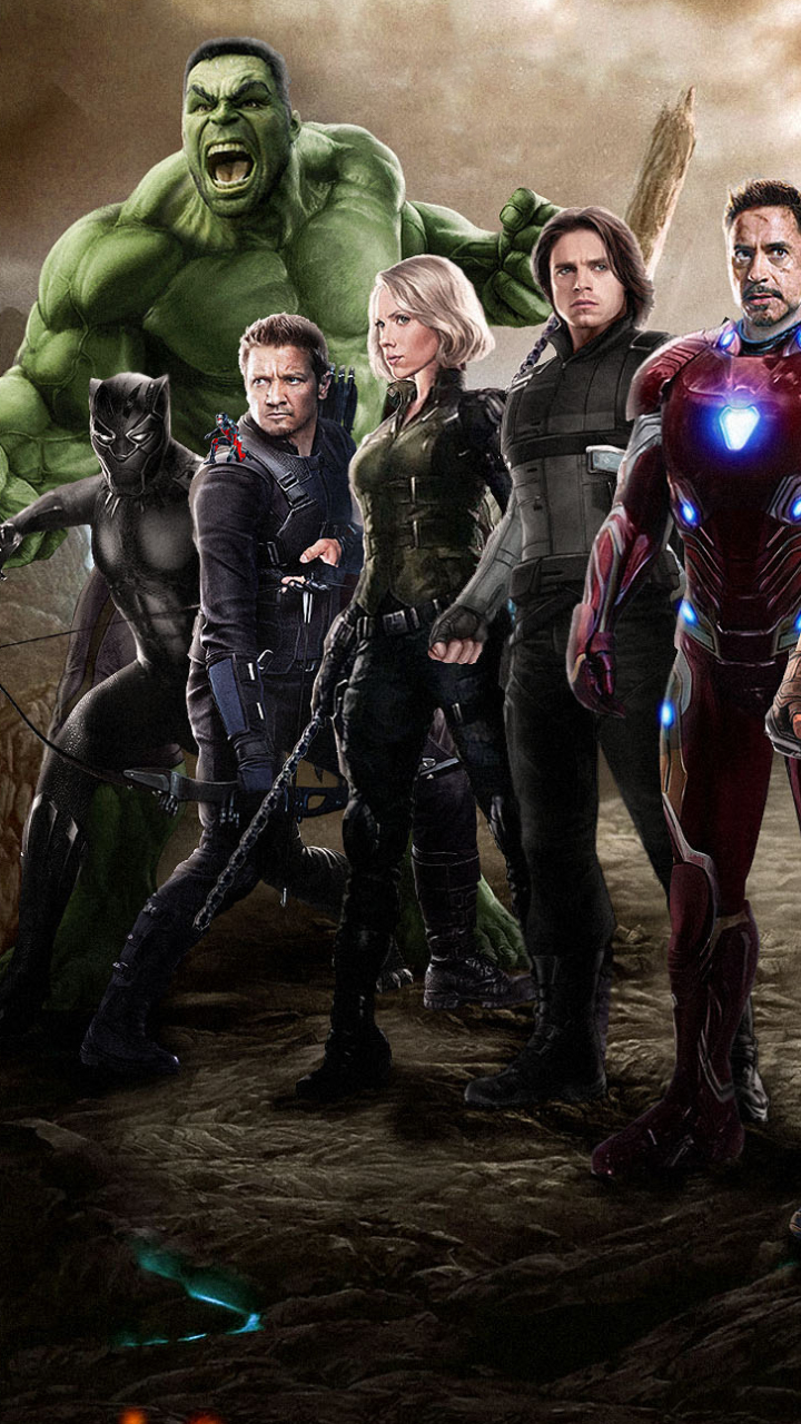 Download mobile wallpaper Hulk, Iron Man, Avengers, Movie, Black Panther (Marvel Comics), Black Widow, Hawkeye, The Avengers, Winter Soldier, Ant Man, Avengers: Infinity War for free.