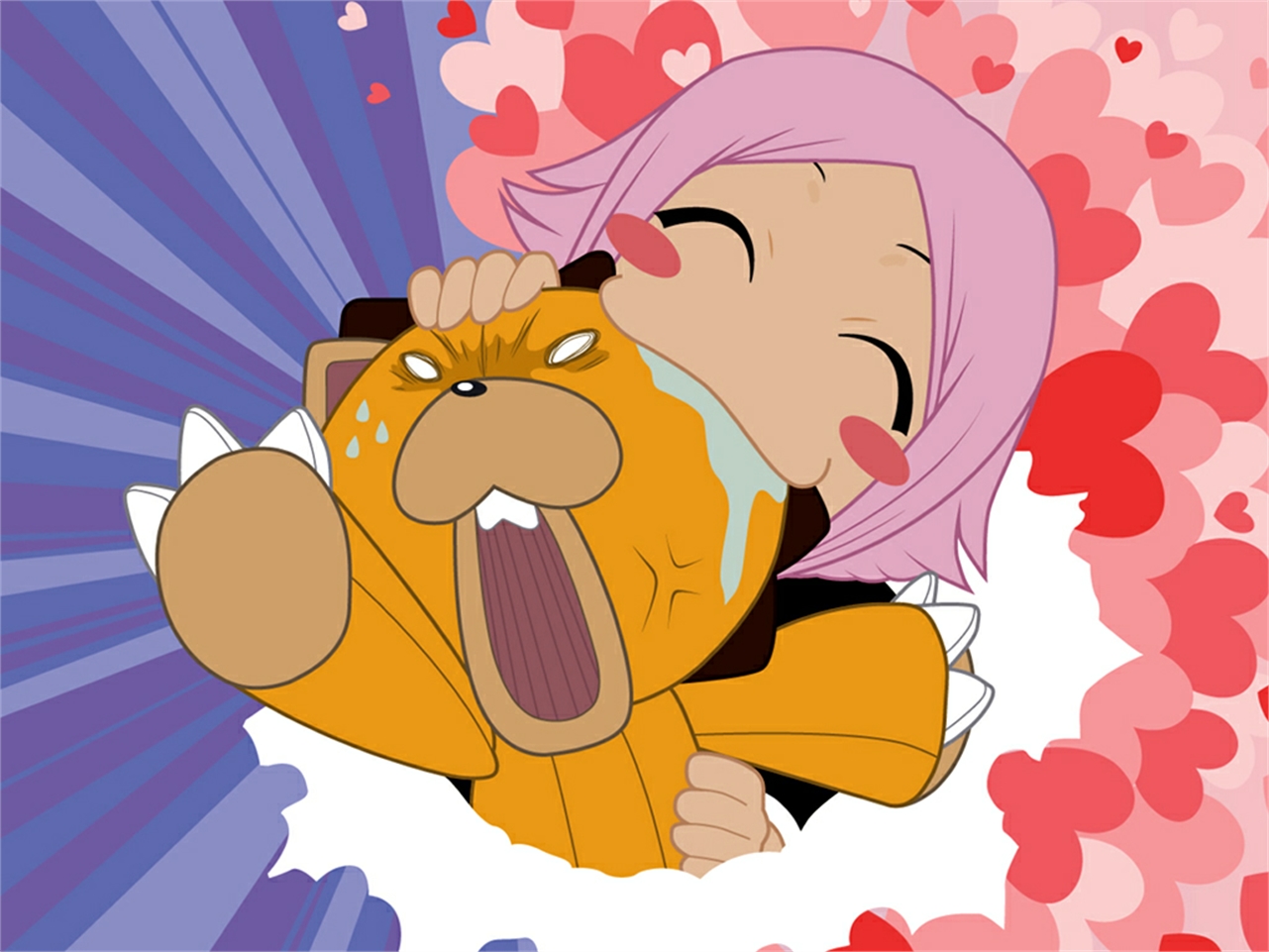 Laden Sie das Bleach, Animes, Kon (Bleichmittel), Yachiru Kusajishi-Bild kostenlos auf Ihren PC-Desktop herunter