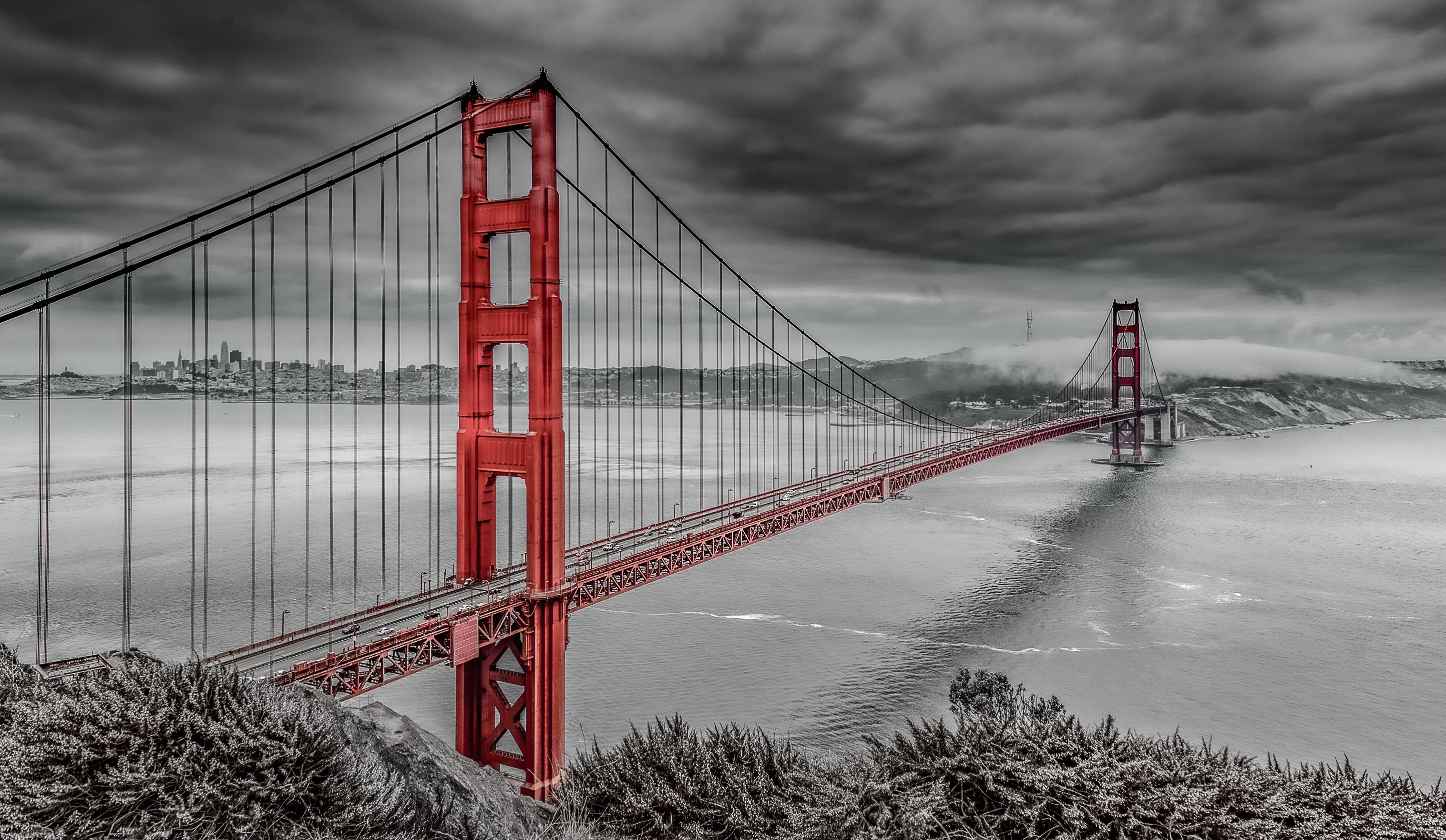 Free download wallpaper Bridges, Usa, Bridge, Golden Gate, Man Made on your PC desktop