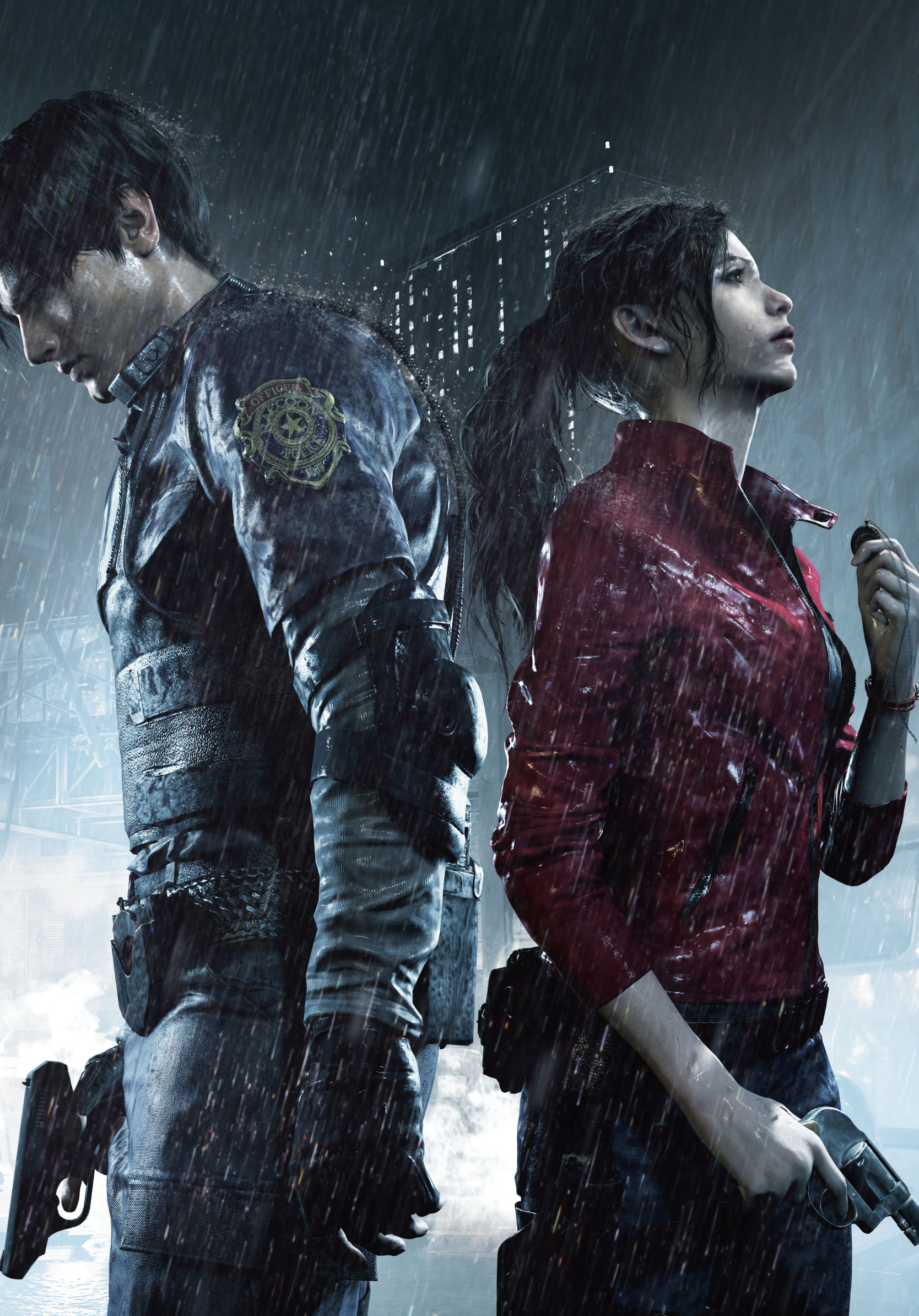Laden Sie das Resident Evil, Computerspiele, Leon S Kennedy, Claire Rotfeld, Resident Evil 2 (2019)-Bild kostenlos auf Ihren PC-Desktop herunter