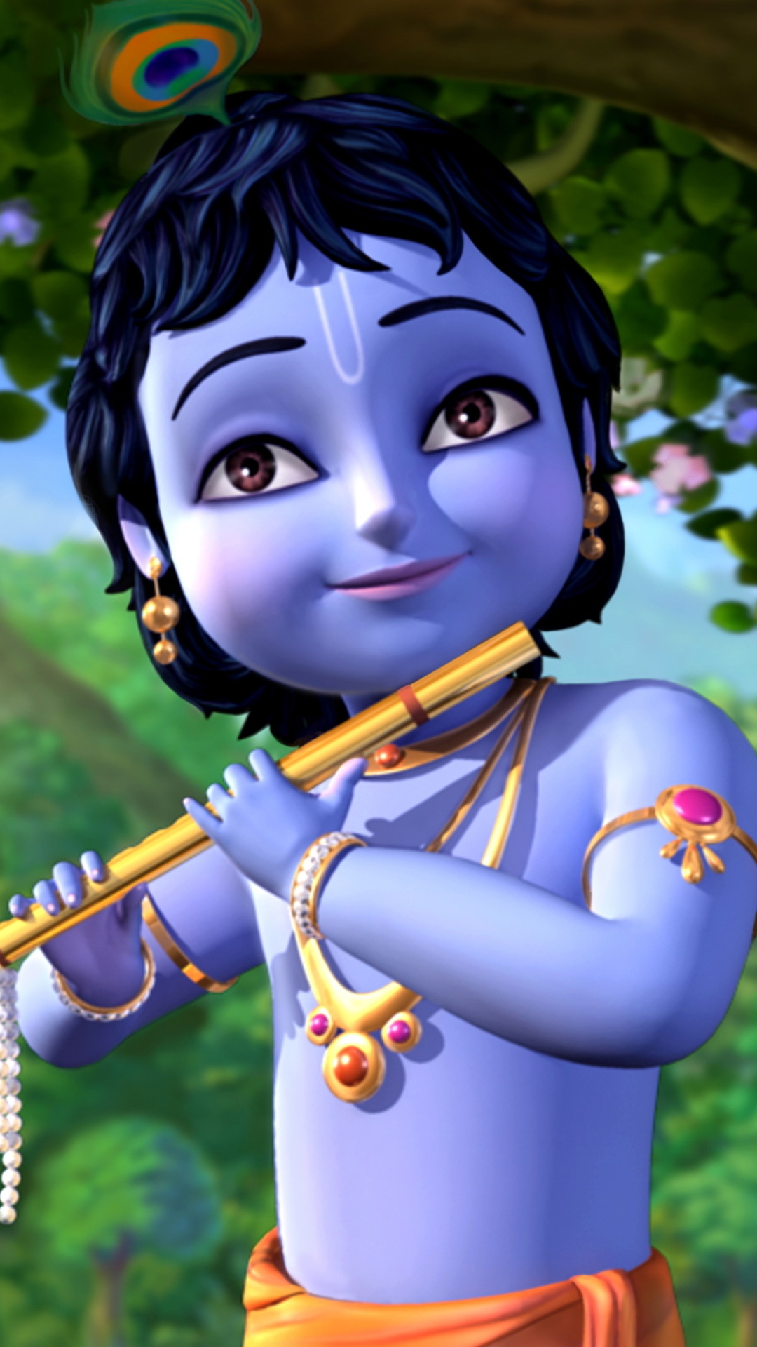 Meilleurs fonds d'écran Little Krishna pour l'écran du téléphone