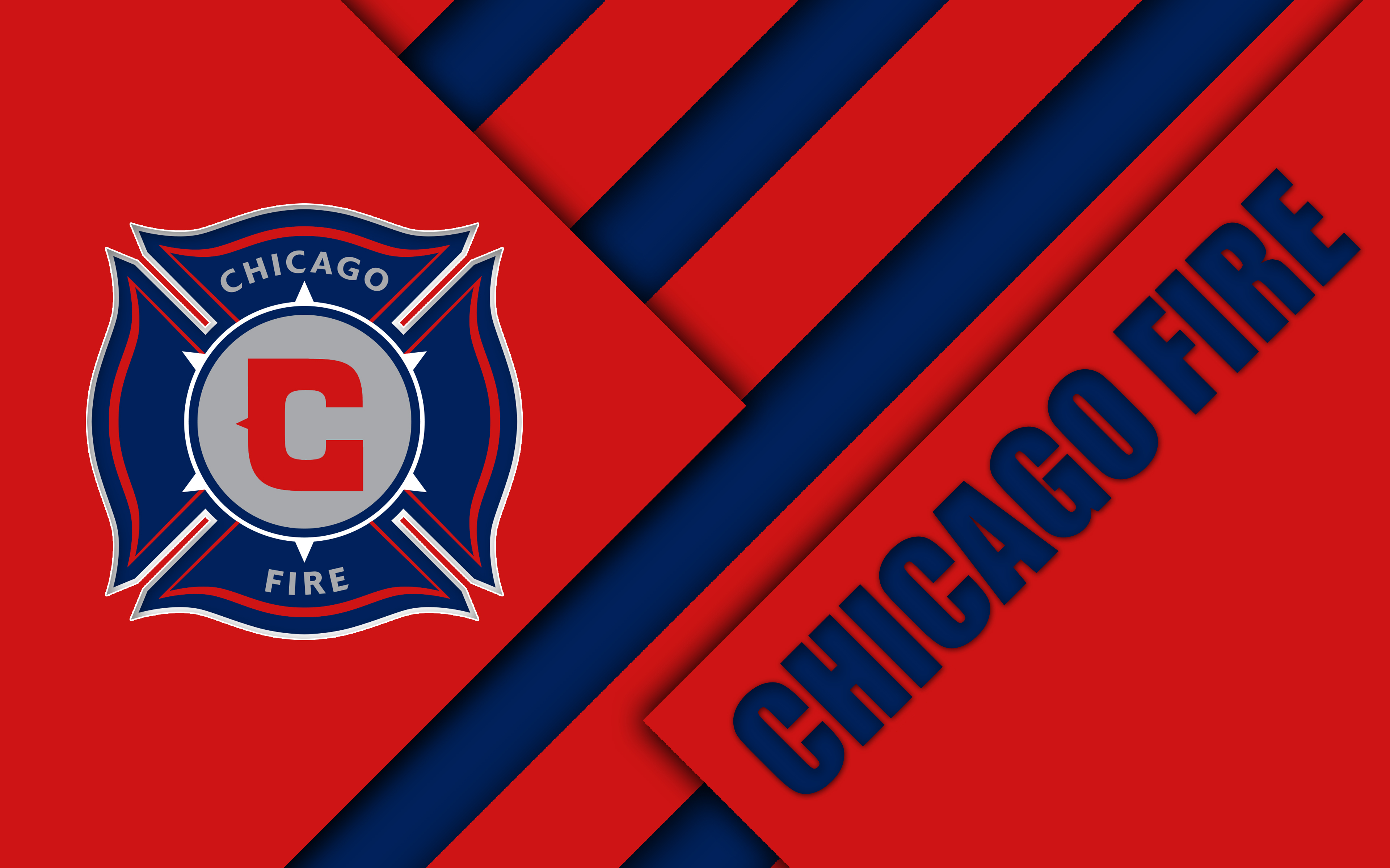 Handy-Wallpaper Sport, Fußball, Logo, Emblem, Mls, Chicago Fire Fc kostenlos herunterladen.