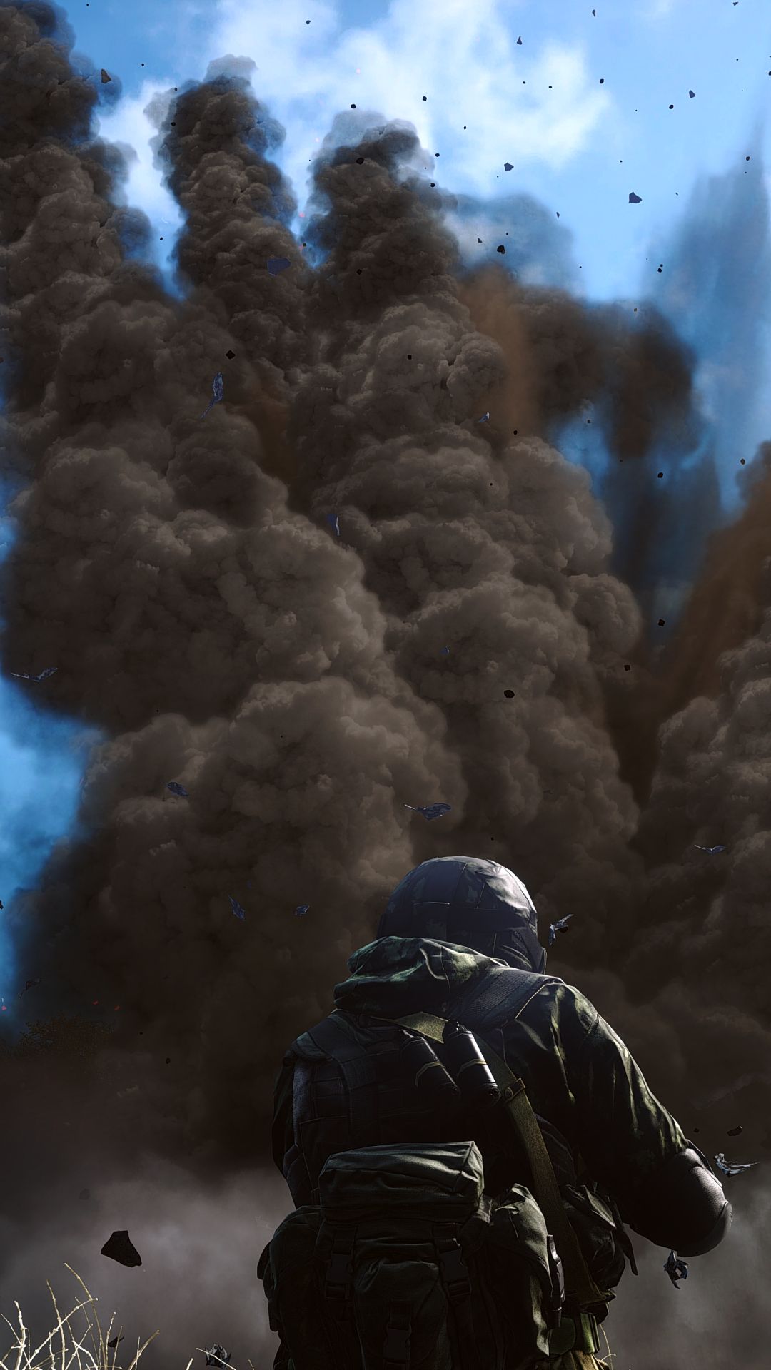 Download mobile wallpaper Smoke, Battlefield, Explosion, Soldier, Video Game, Battlefield 4 for free.