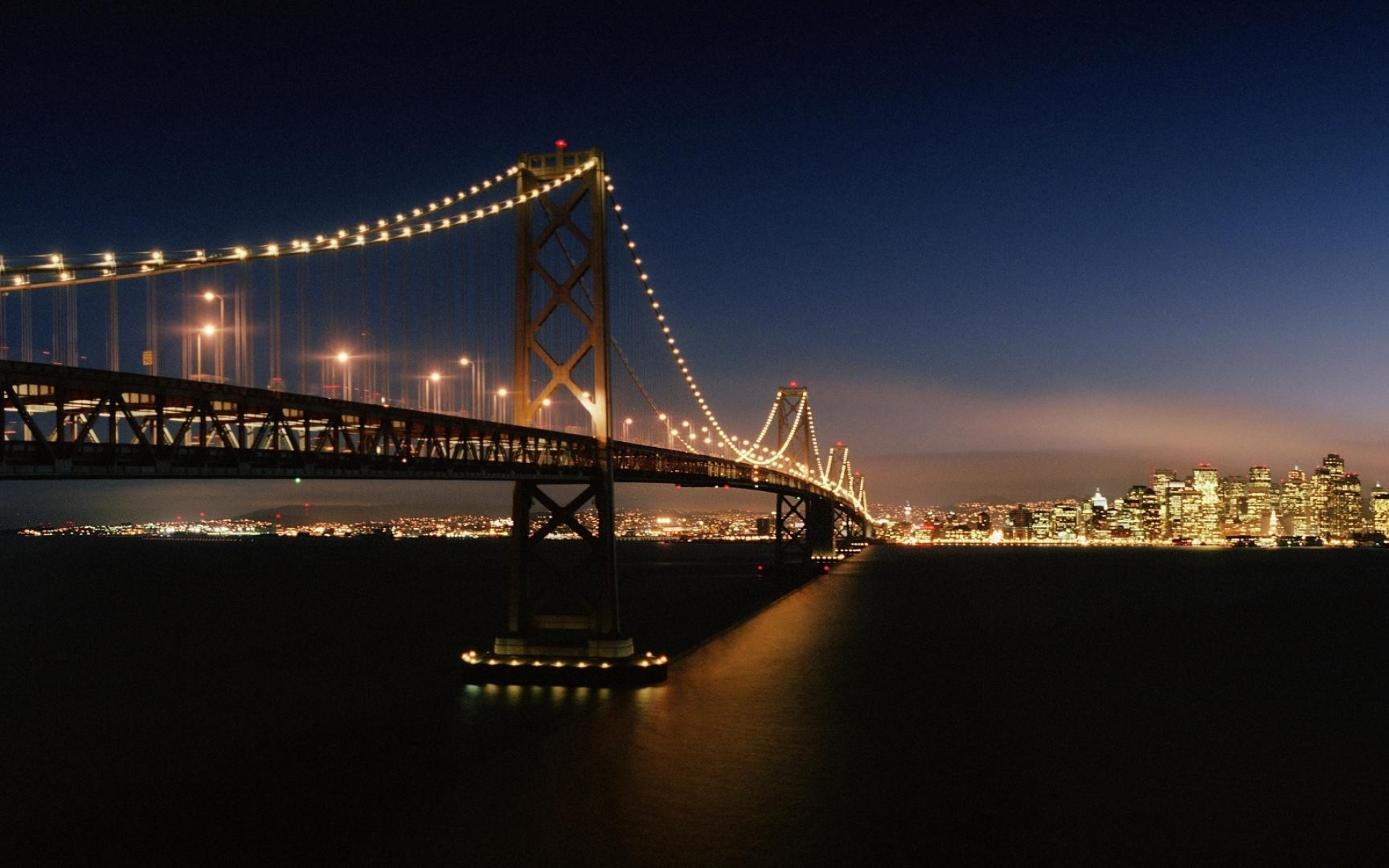 Скачати мобільні шпалери Бей Брідж, Сан Франциско, Мости, Створено Людиною безкоштовно.