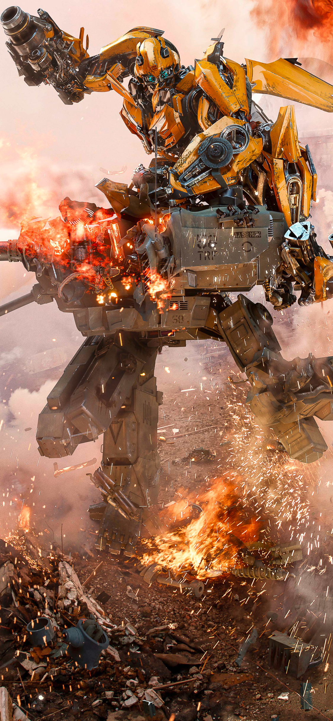 Download mobile wallpaper Transformers, Movie, Bumblebee (Transformers), Transformers: The Last Knight for free.