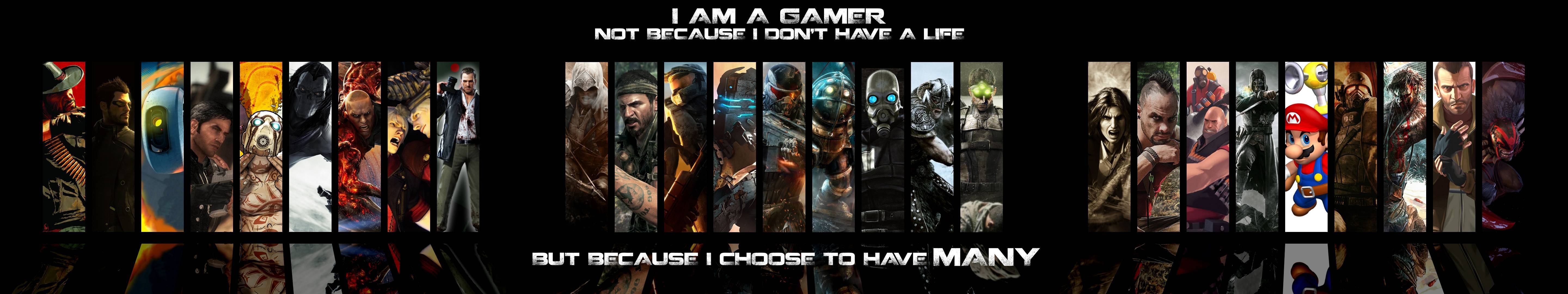Free download wallpaper Collage, Video Game on your PC desktop
