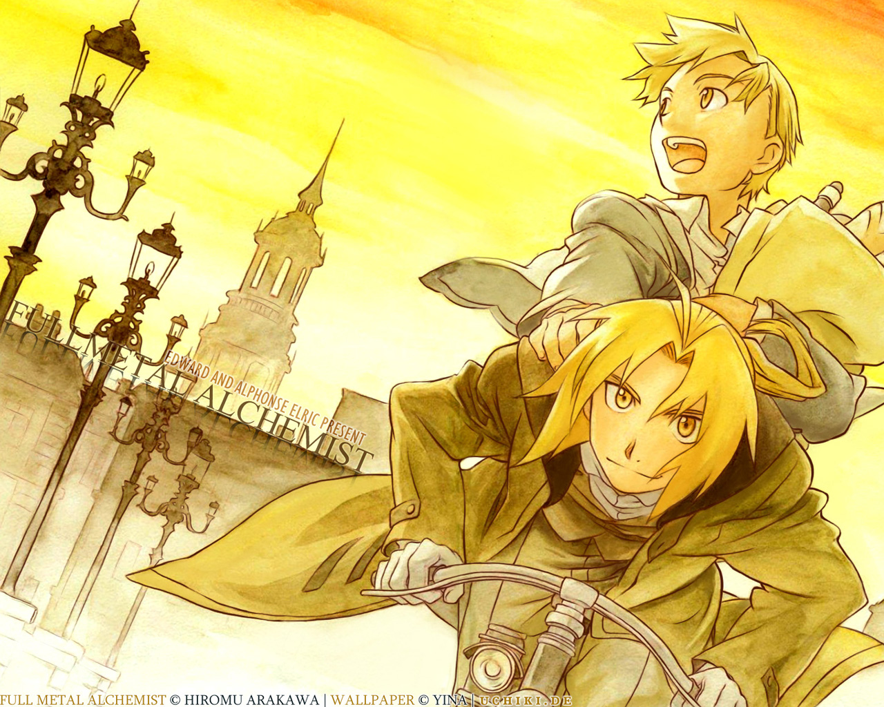 Download mobile wallpaper Edward Elric, Alphonse Elric, Fullmetal Alchemist, Anime for free.