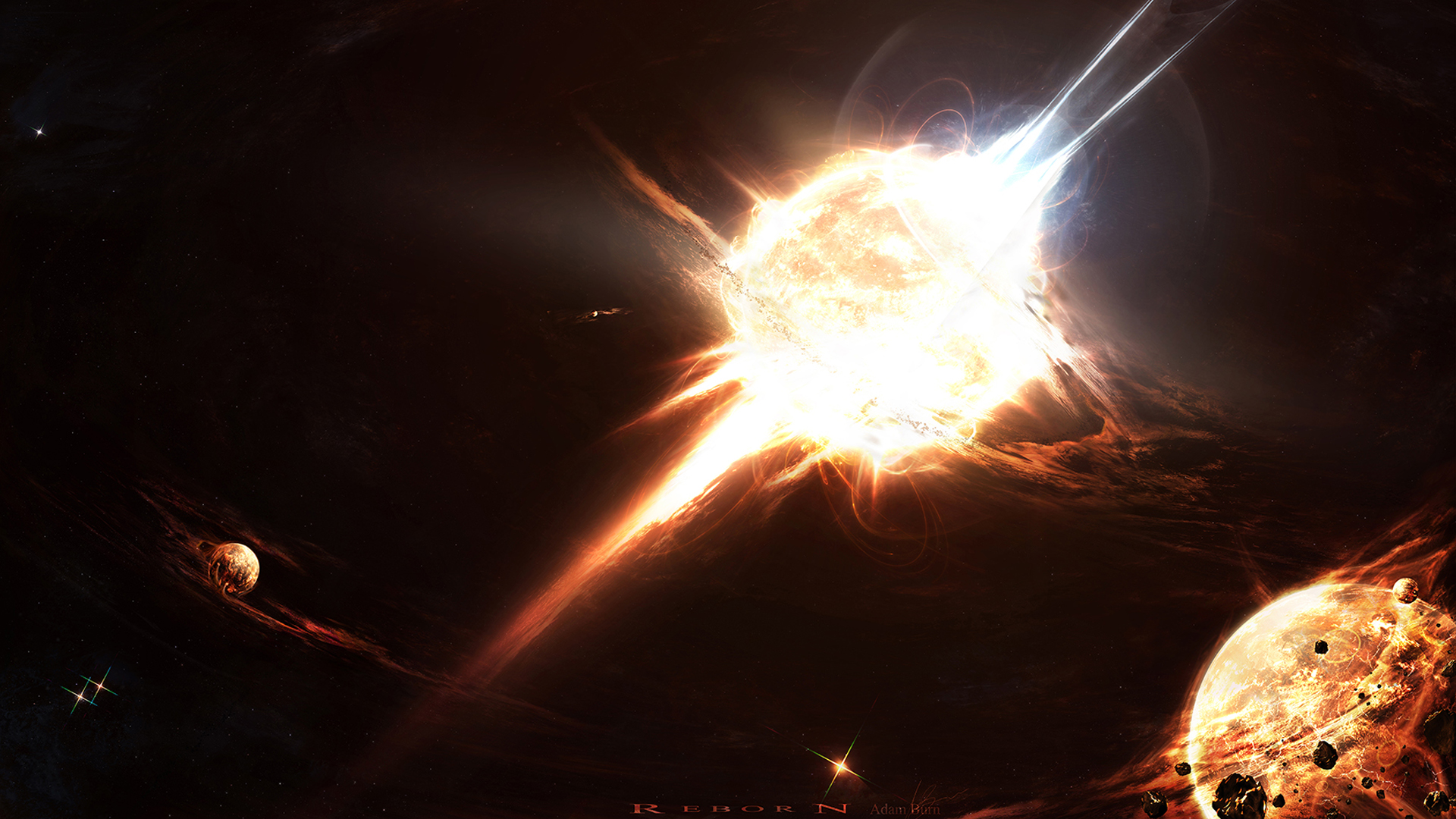 Download mobile wallpaper Explosion, Sci Fi for free.