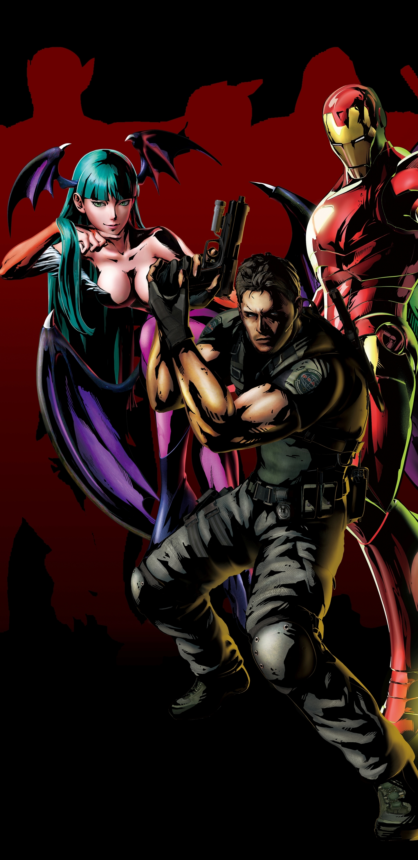 Descarga gratuita de fondo de pantalla para móvil de Historietas, Hombre De Acero, Marvel Contra Capcom.