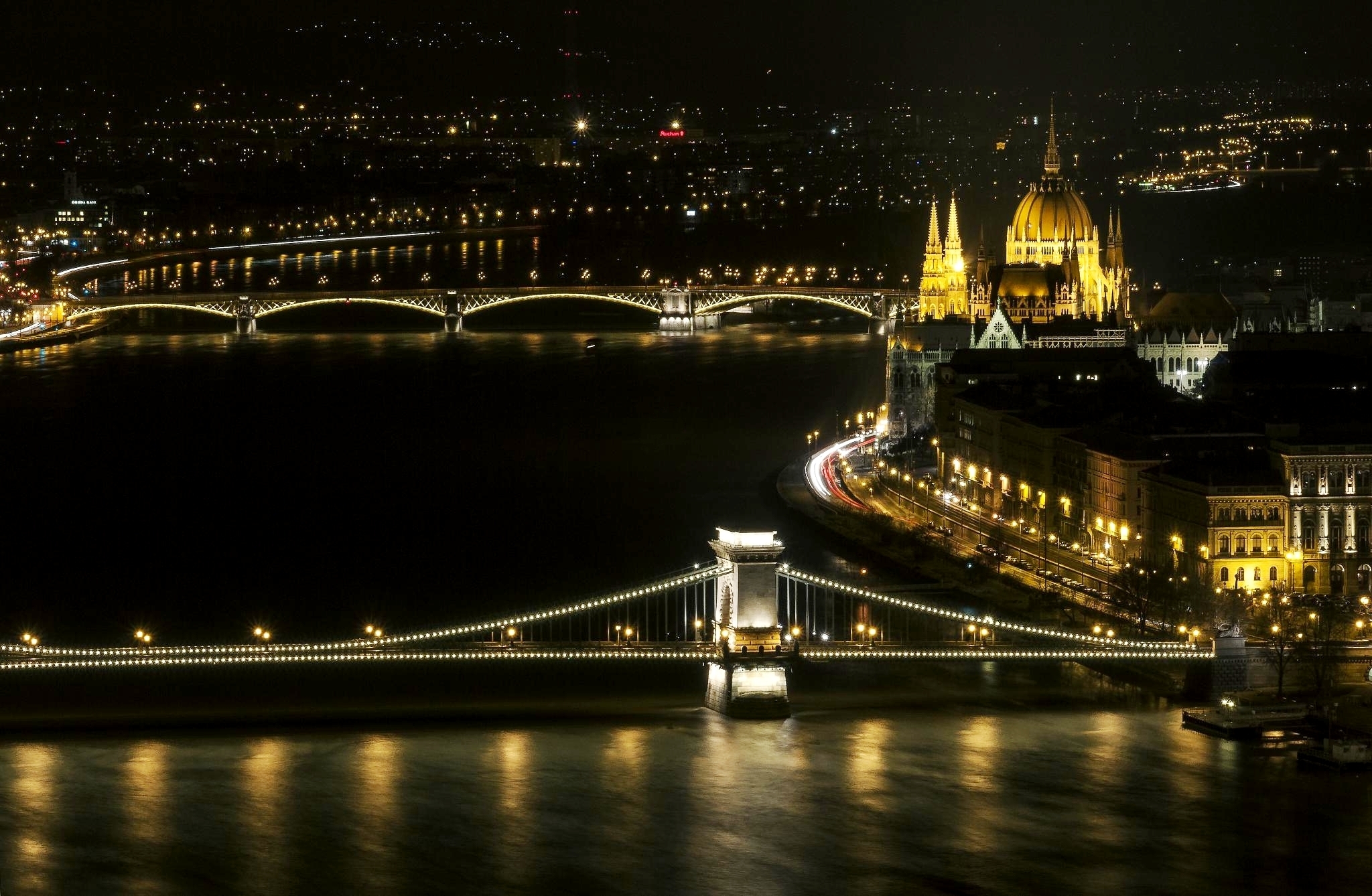 312415 скачать картинку сделано человеком, будапешт, мост, цепной мост, венгрия, маргарет бридж, река, города - обои и заставки бесплатно