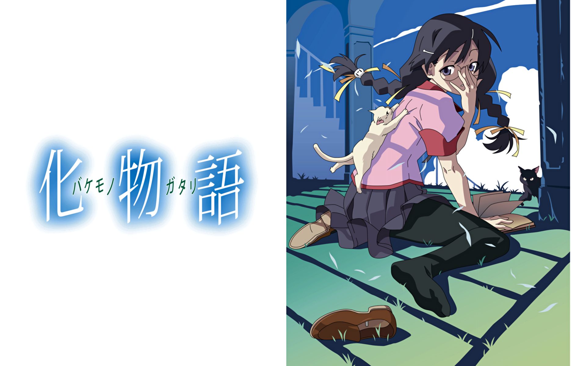 Téléchargez des papiers peints mobile Tsubasa Hanekawa, Monogatari (Série), Animé gratuitement.