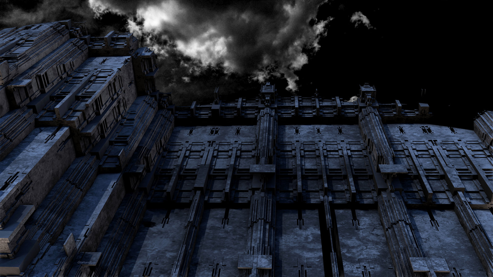 Download mobile wallpaper Halloween, Gothic, Building, Dark for free.