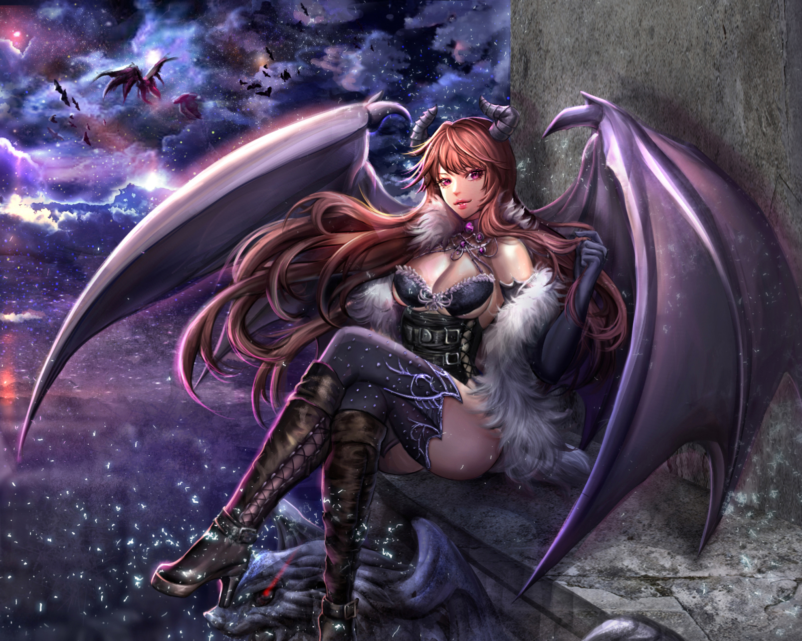 Download mobile wallpaper Fantasy, Succubus for free.