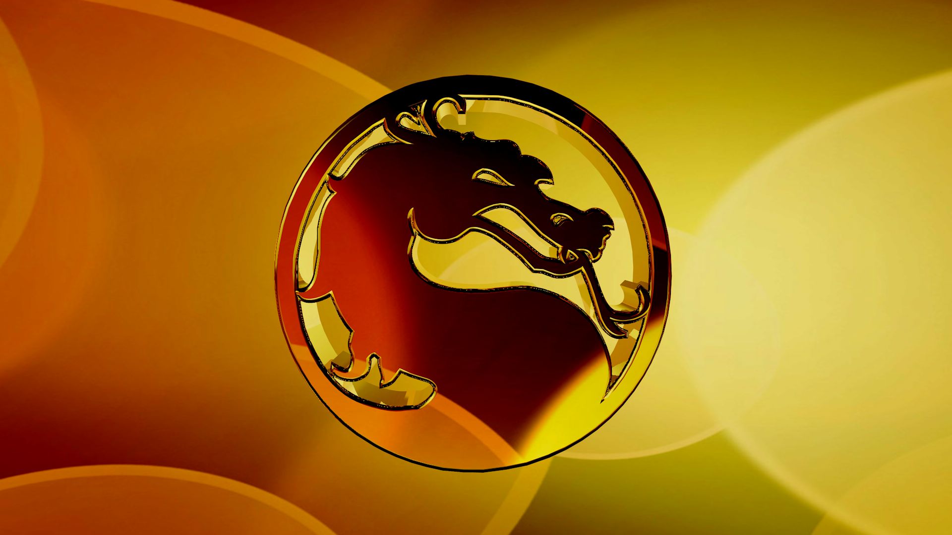 Handy-Wallpaper Mortal Kombat, Drachen, Logo, Computerspiele kostenlos herunterladen.