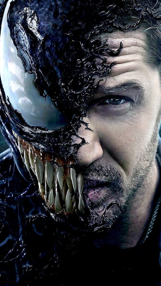 Download mobile wallpaper Tom Hardy, Venom, Movie for free.