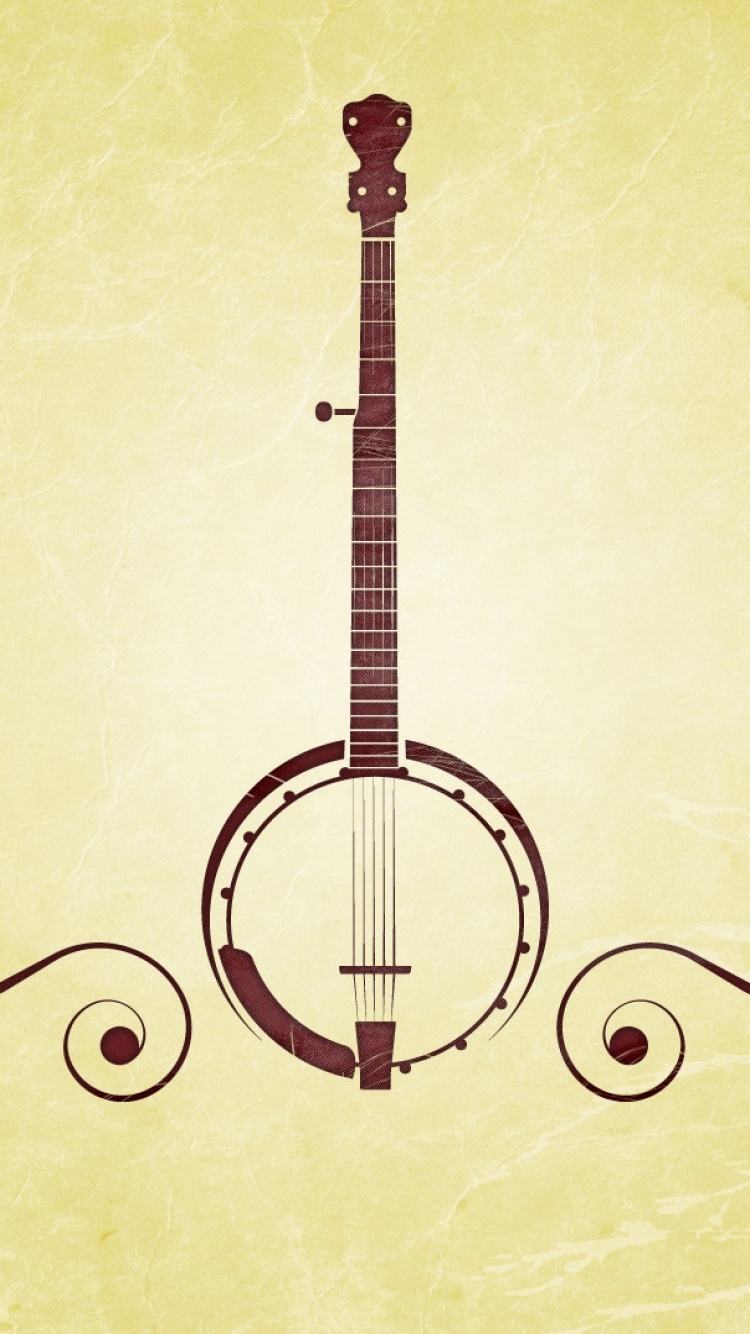 Download mobile wallpaper Music, Banjo for free.
