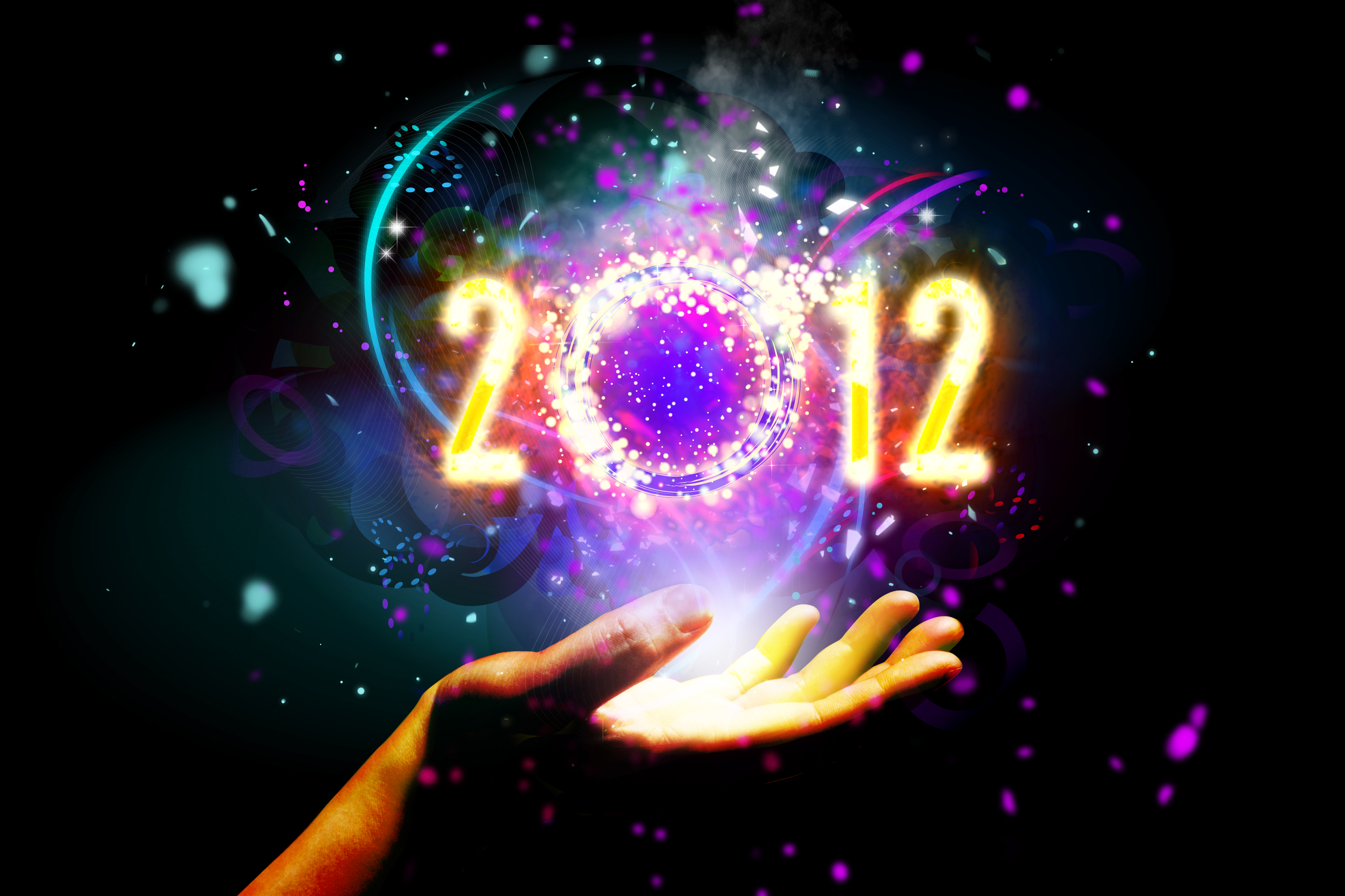 217501 Hintergrundbild herunterladen feiertage, neujahr 2012 - Bildschirmschoner und Bilder kostenlos