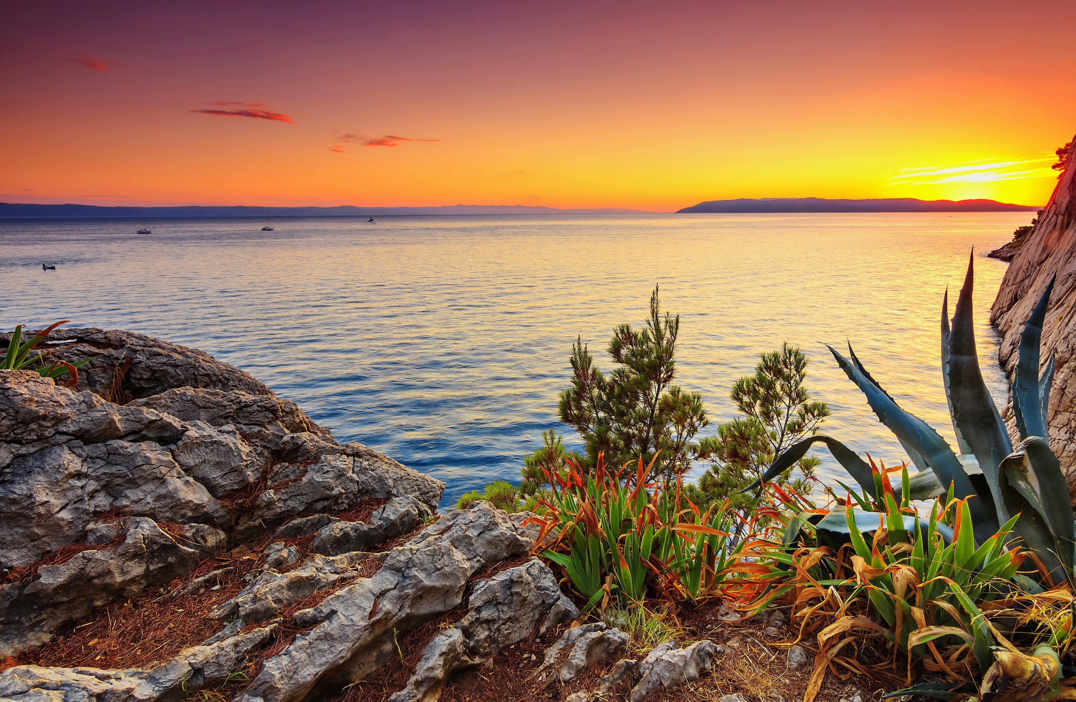 Laden Sie das Ufer, Sonnenuntergang, Erde/natur-Bild kostenlos auf Ihren PC-Desktop herunter
